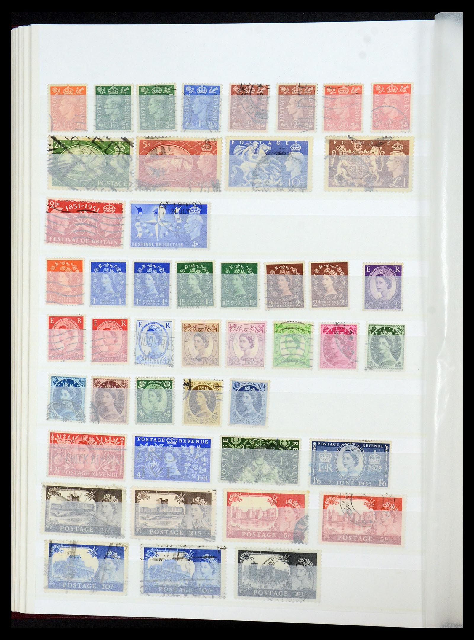 35163 022 - Postzegelverzameling 35163 Engeland 1840-1980.