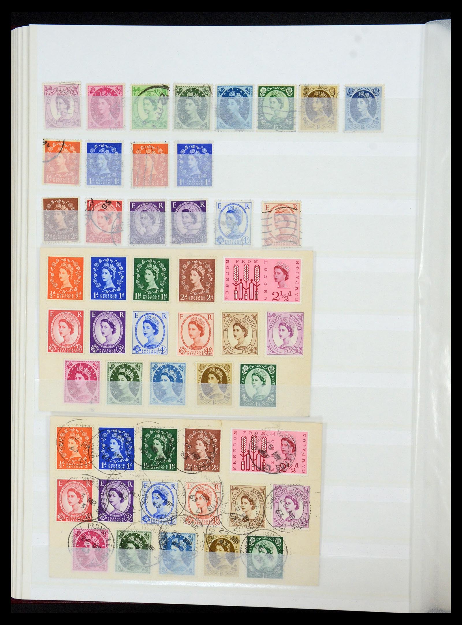 35163 024 - Postzegelverzameling 35163 Engeland 1840-1980.