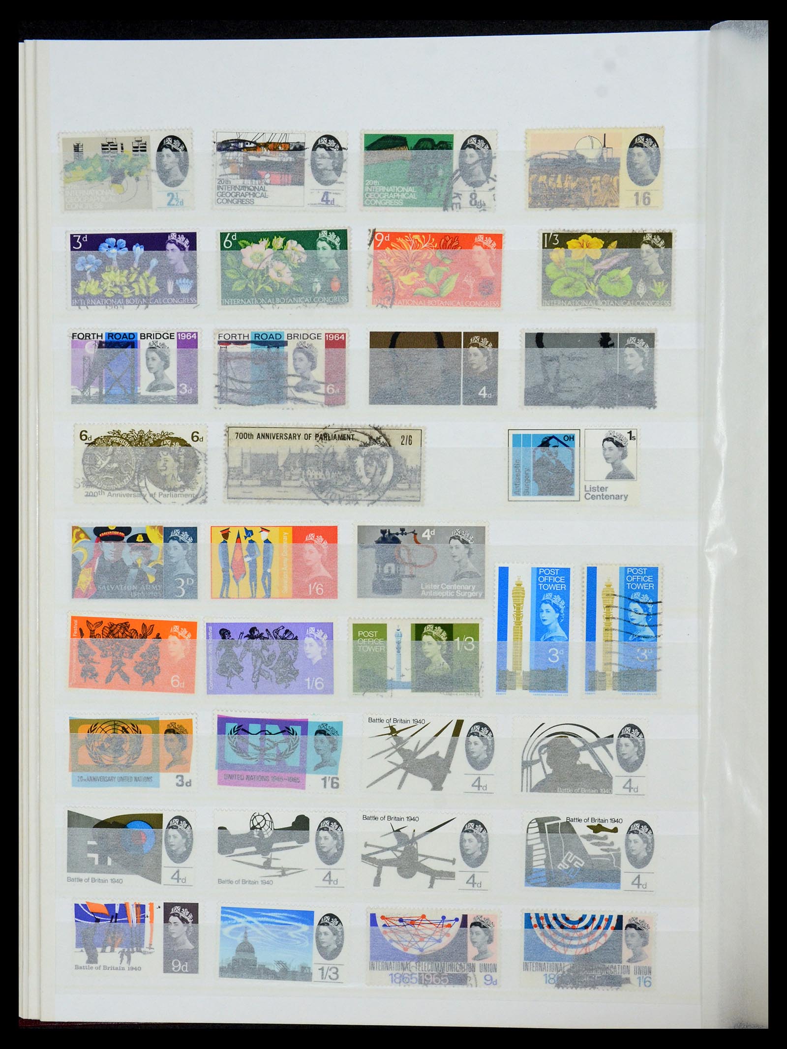 35163 026 - Postzegelverzameling 35163 Engeland 1840-1980.