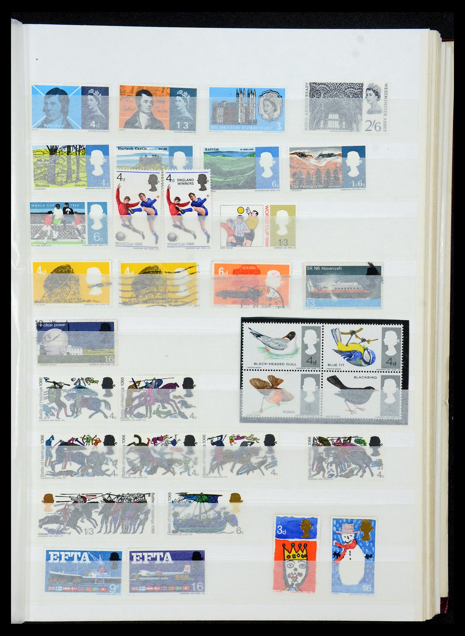 35163 027 - Postzegelverzameling 35163 Engeland 1840-1980.