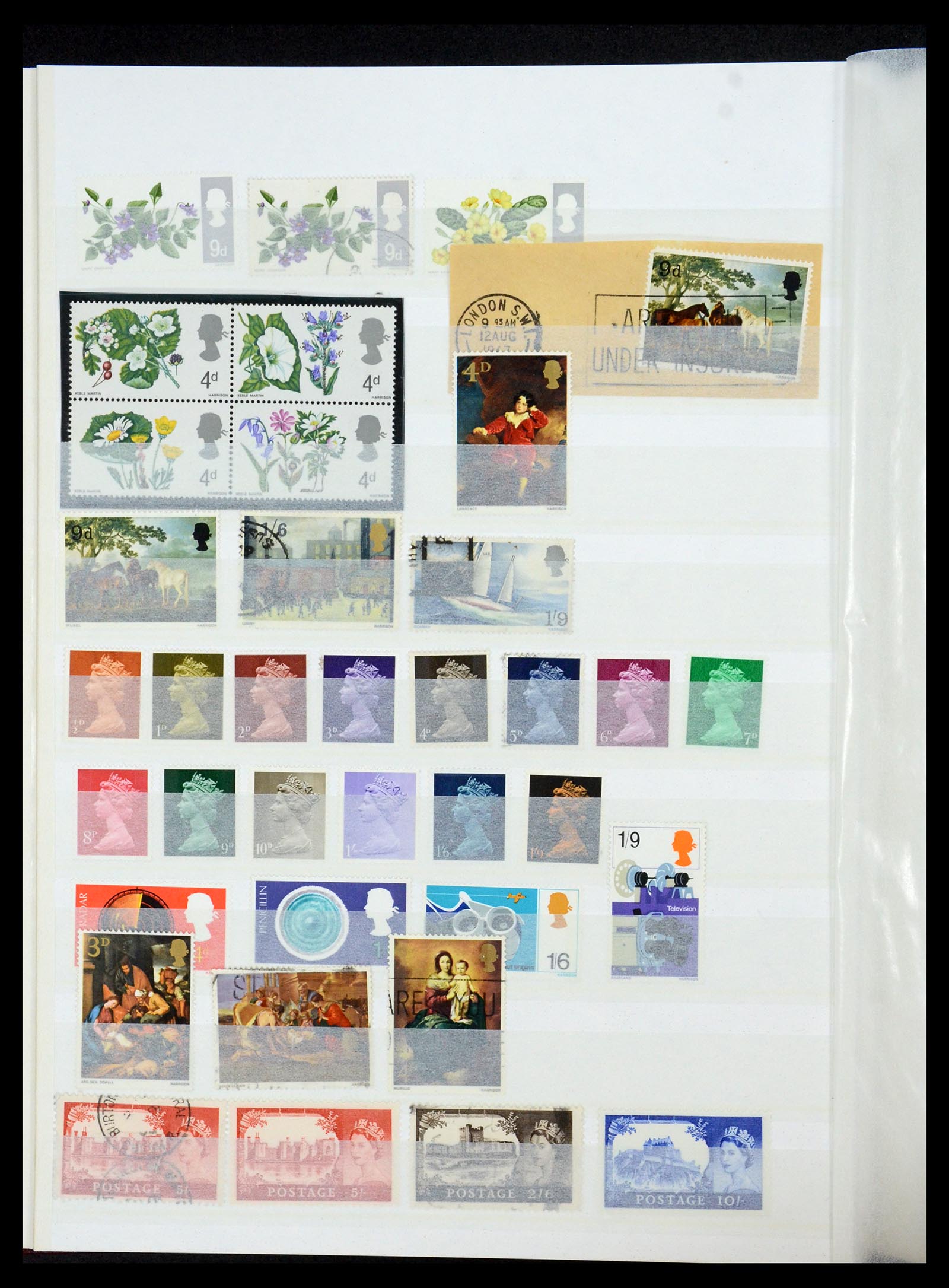 35163 028 - Postzegelverzameling 35163 Engeland 1840-1980.