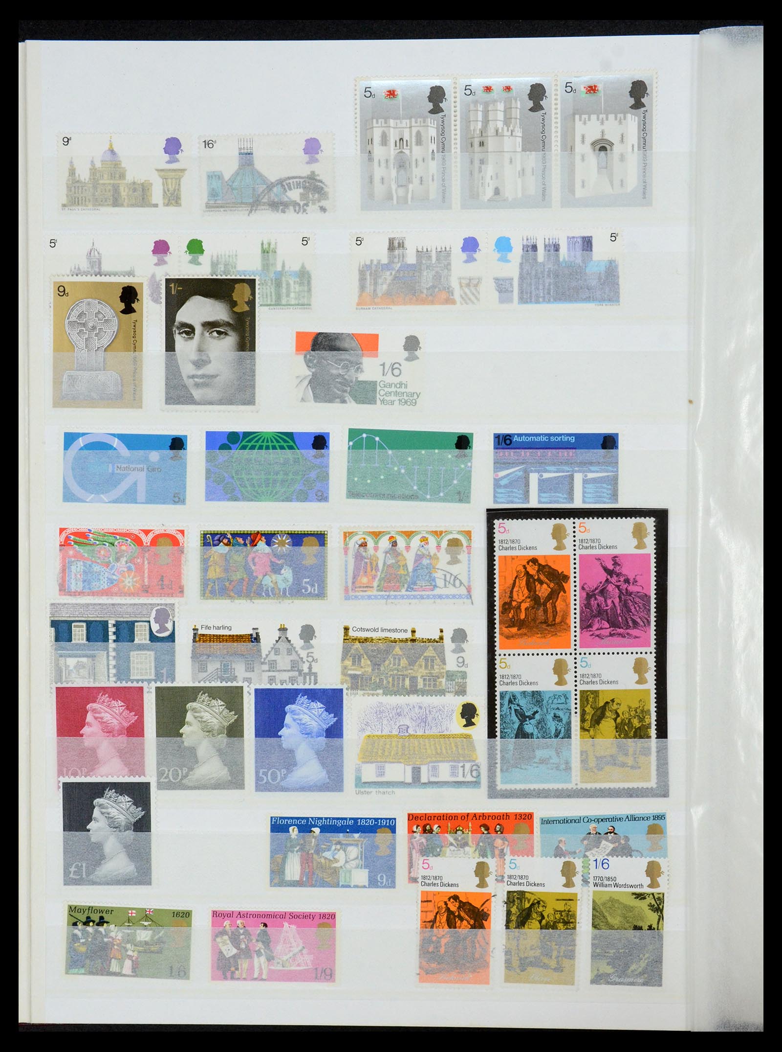35163 030 - Postzegelverzameling 35163 Engeland 1840-1980.