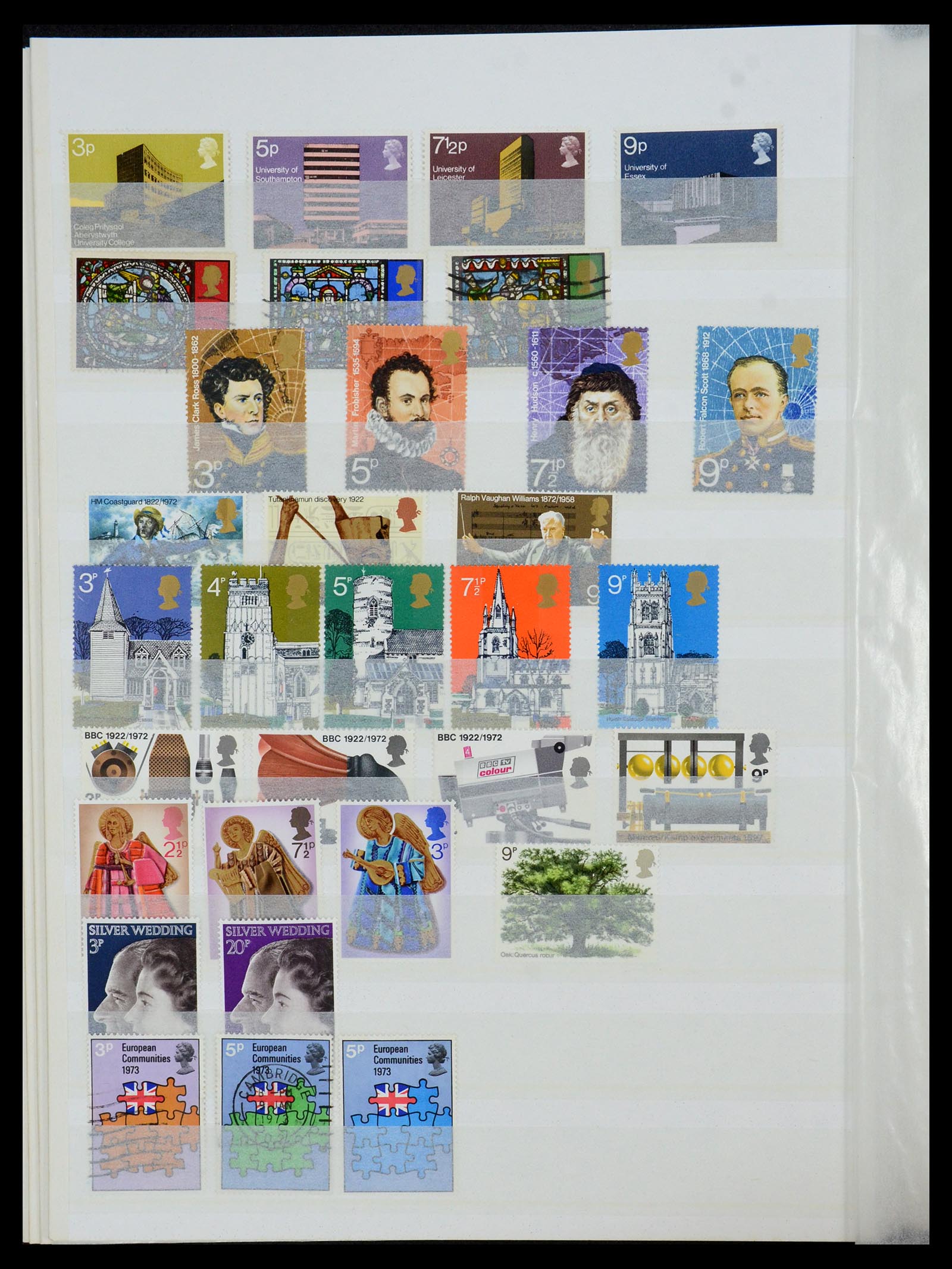 35163 032 - Postzegelverzameling 35163 Engeland 1840-1980.