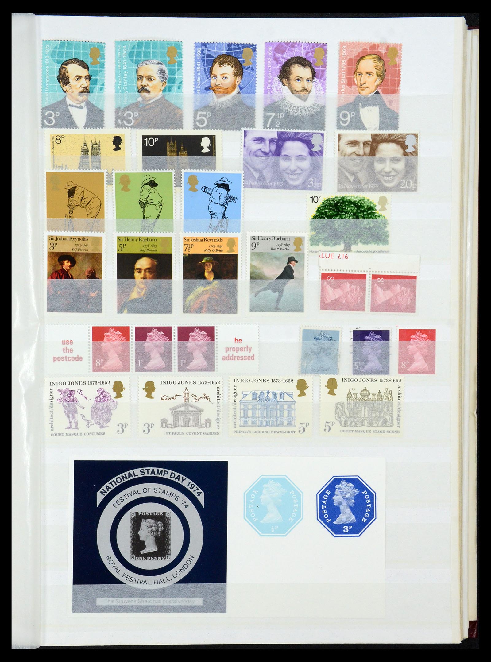 35163 033 - Postzegelverzameling 35163 Engeland 1840-1980.