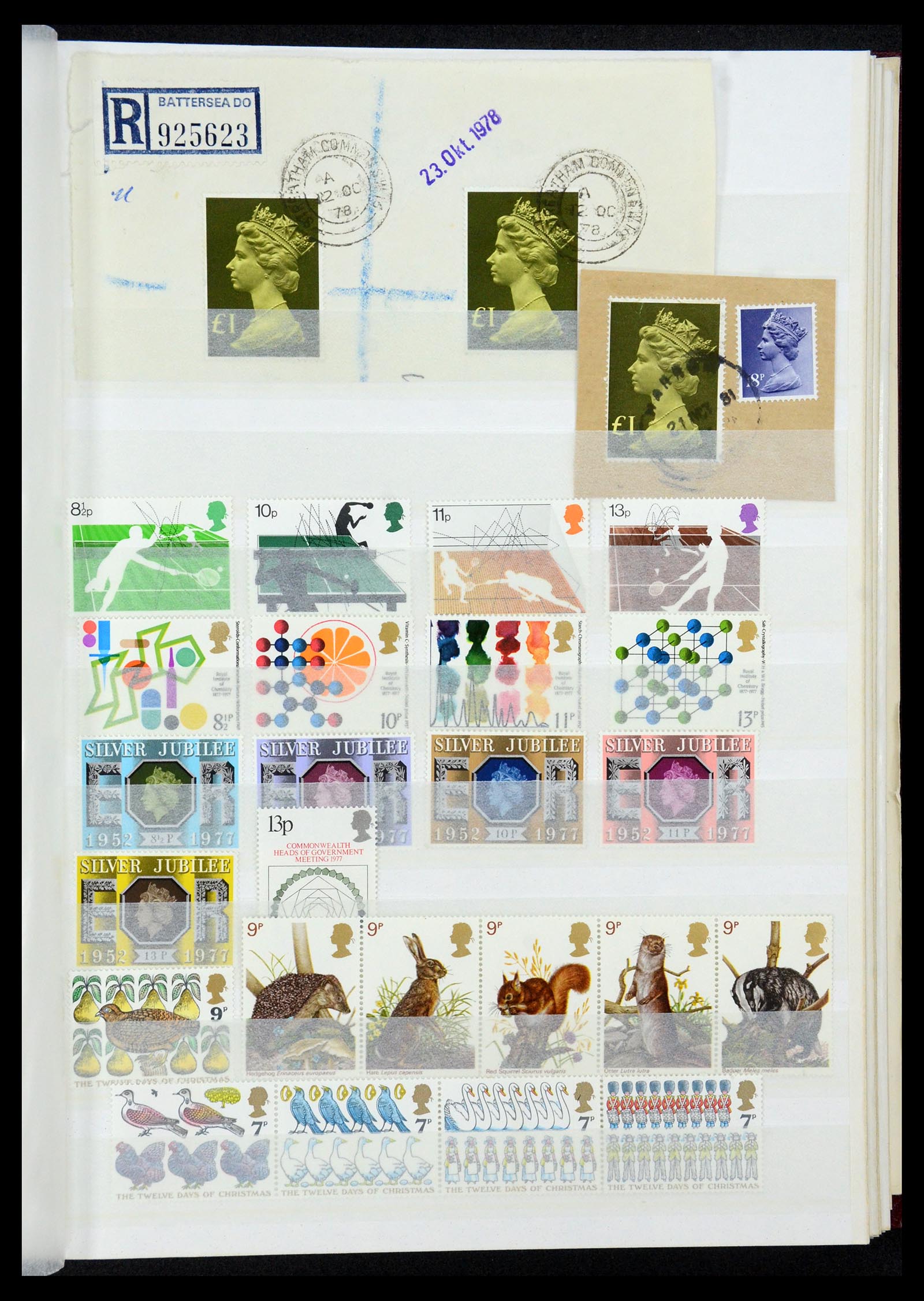 35163 037 - Postzegelverzameling 35163 Engeland 1840-1980.