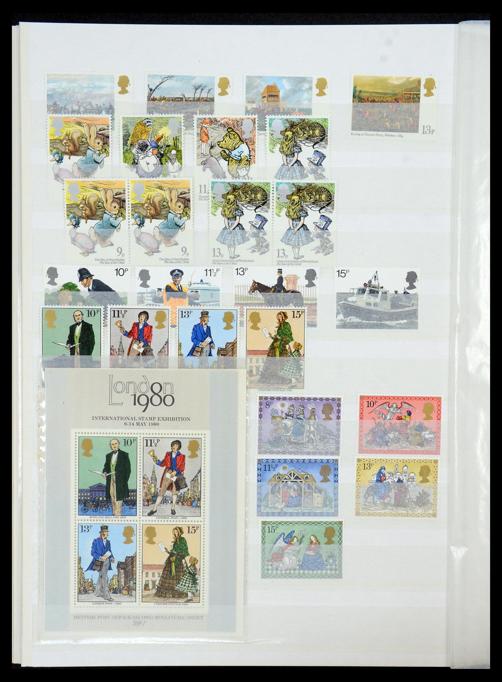 35163 040 - Postzegelverzameling 35163 Engeland 1840-1980.