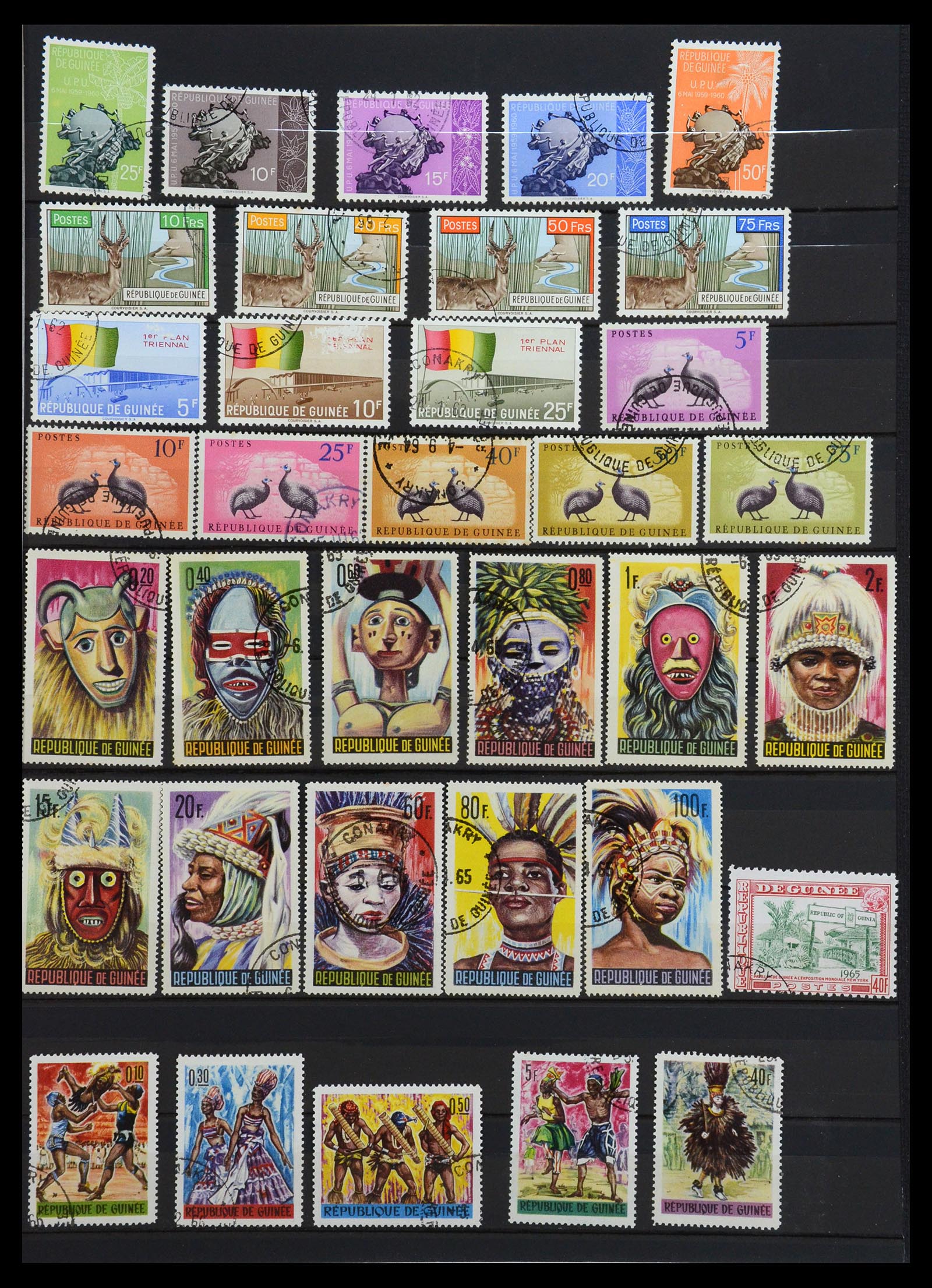 35169 007 - Postzegelverzameling 35169 Franse koloniën 1880-1980.