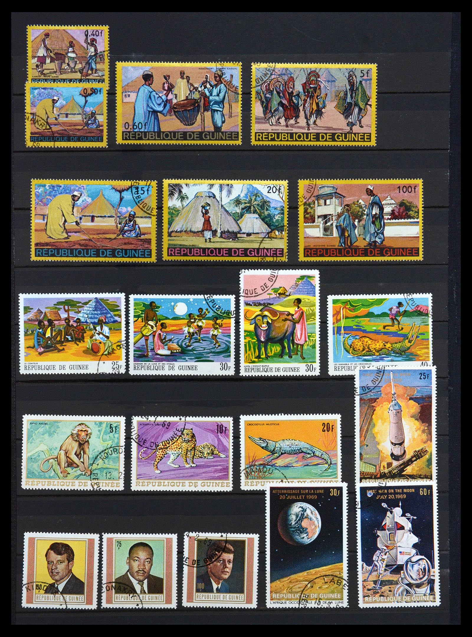 35169 010 - Postzegelverzameling 35169 Franse koloniën 1880-1980.