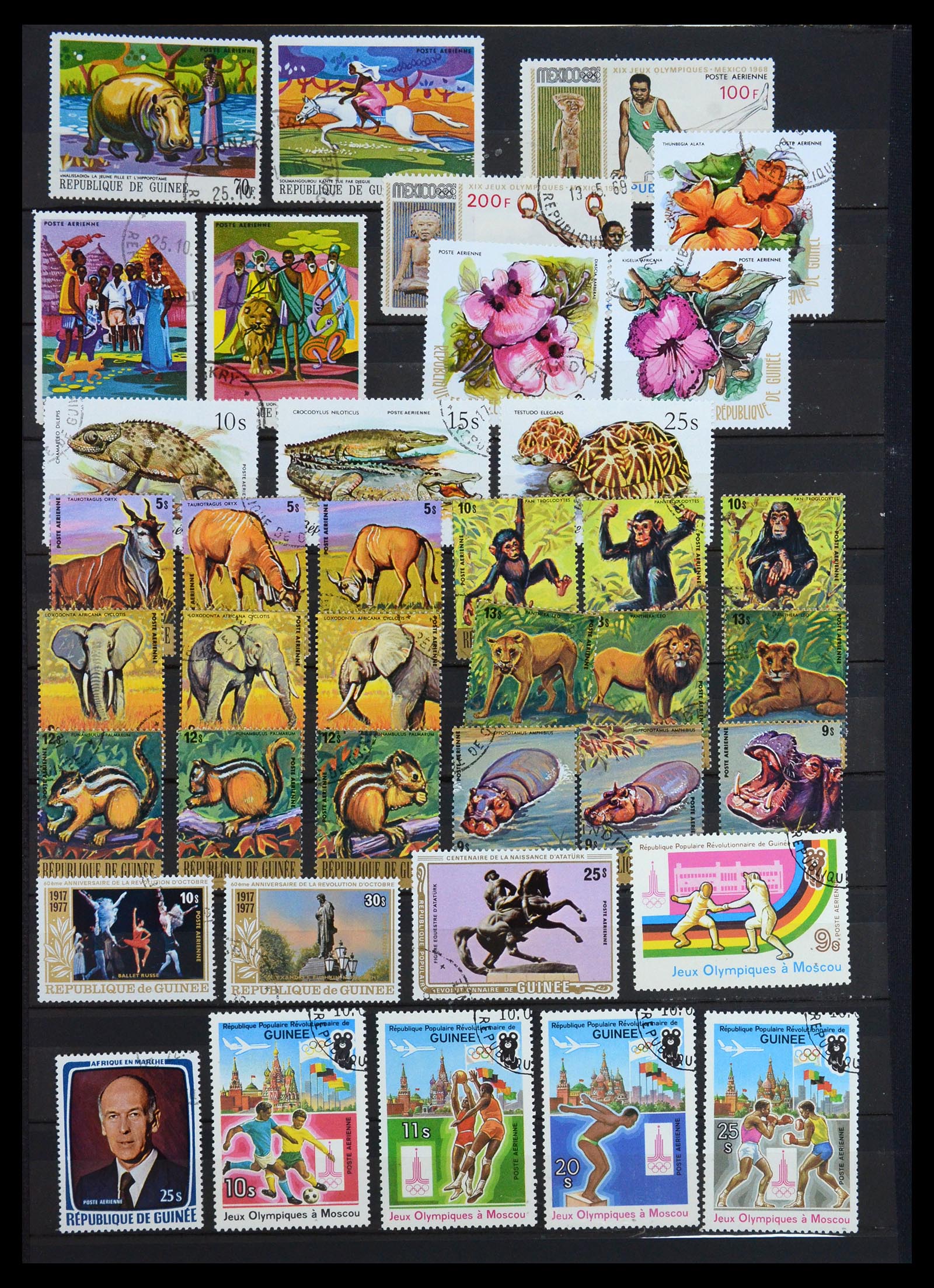 35169 012 - Postzegelverzameling 35169 Franse koloniën 1880-1980.