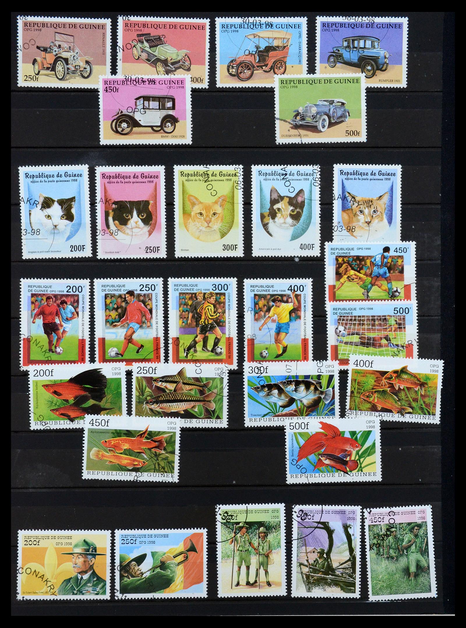 35169 024 - Postzegelverzameling 35169 Franse koloniën 1880-1980.