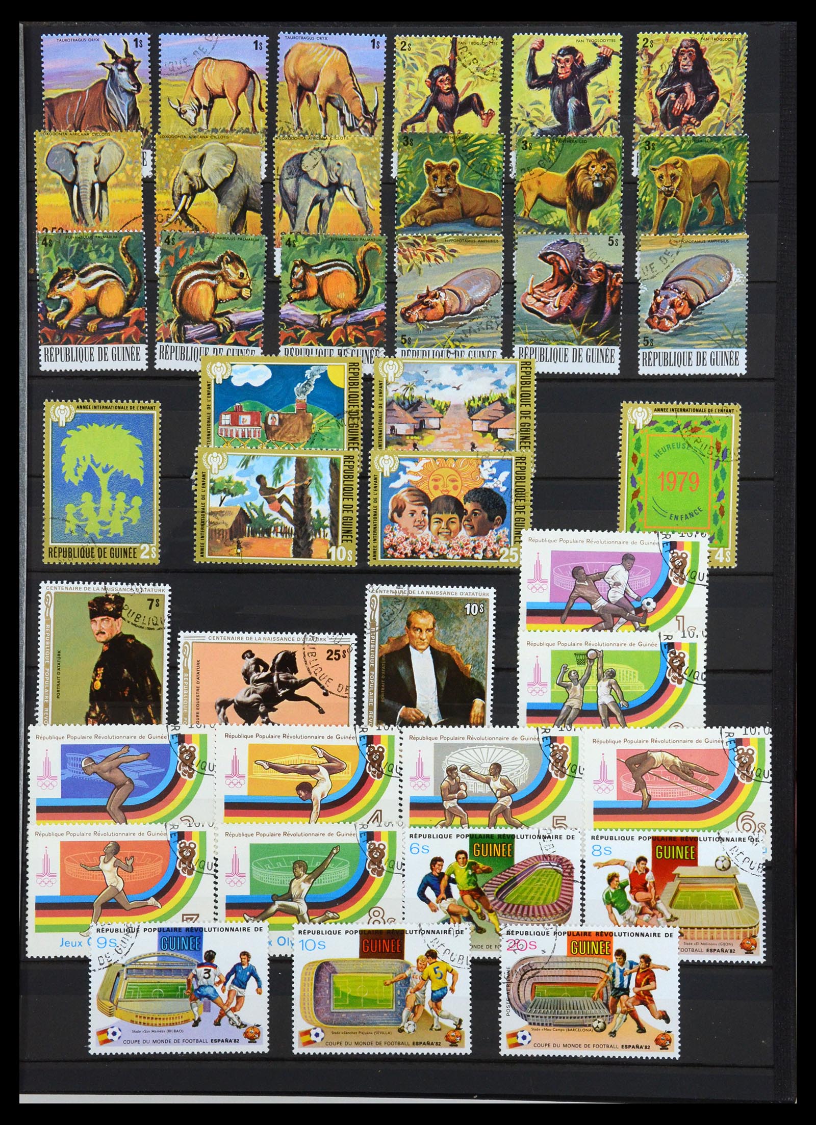 35169 031 - Postzegelverzameling 35169 Franse koloniën 1880-1980.