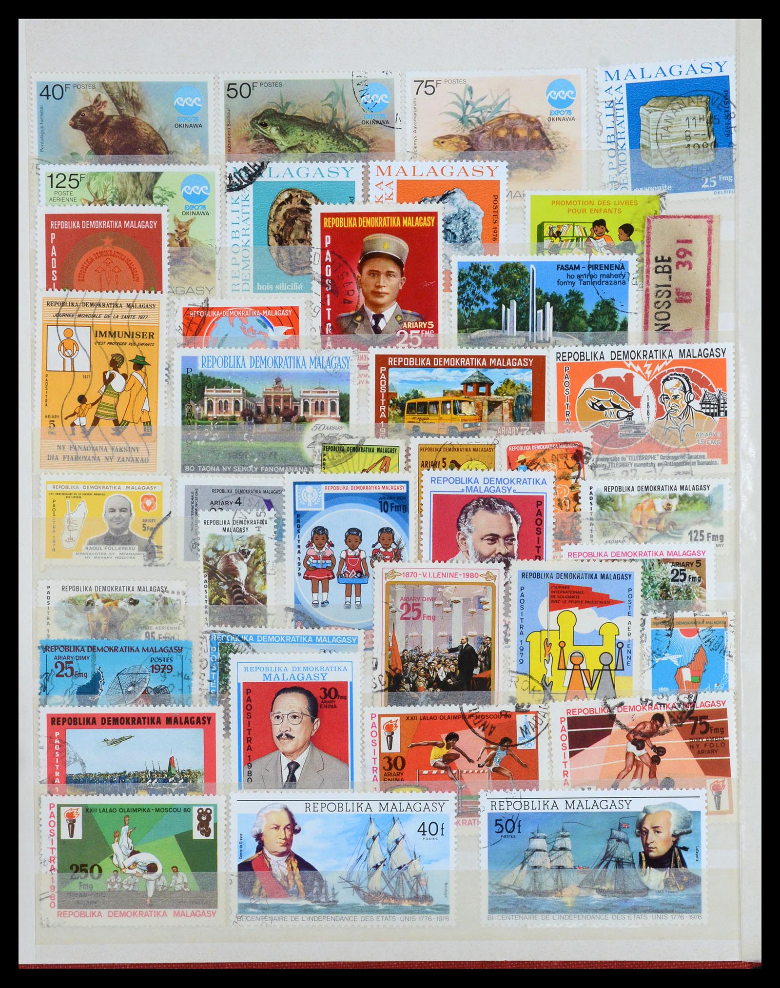 35169 058 - Postzegelverzameling 35169 Franse koloniën 1880-1980.