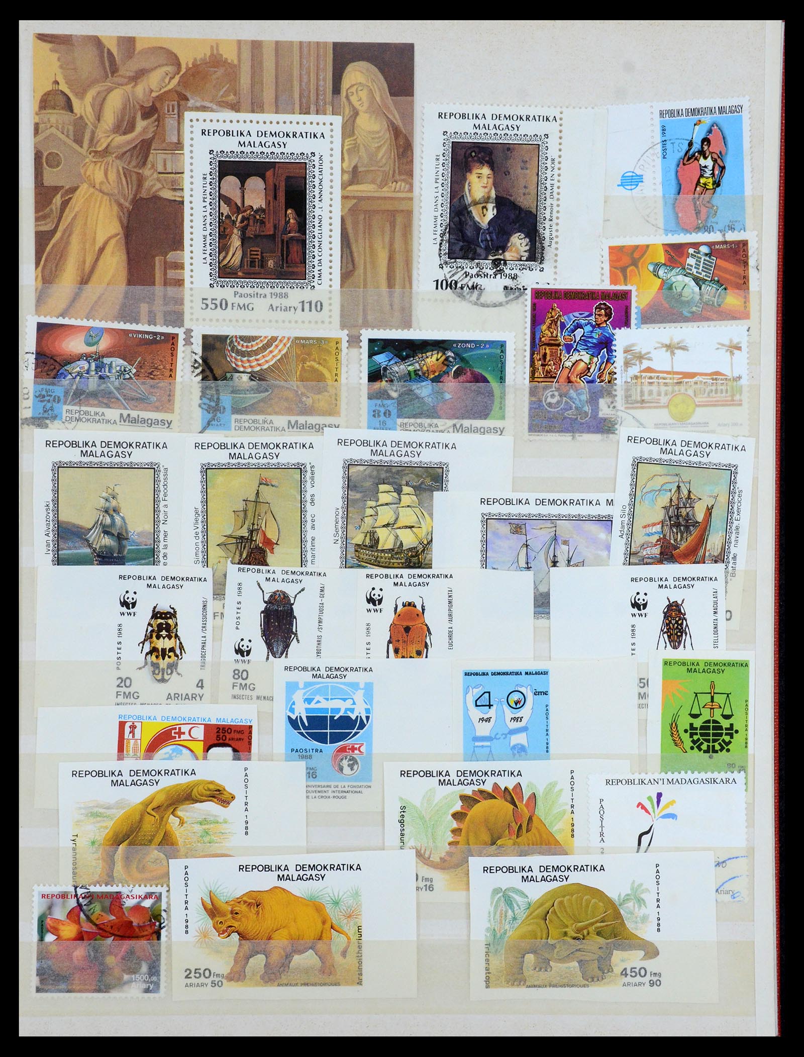 35169 061 - Postzegelverzameling 35169 Franse koloniën 1880-1980.