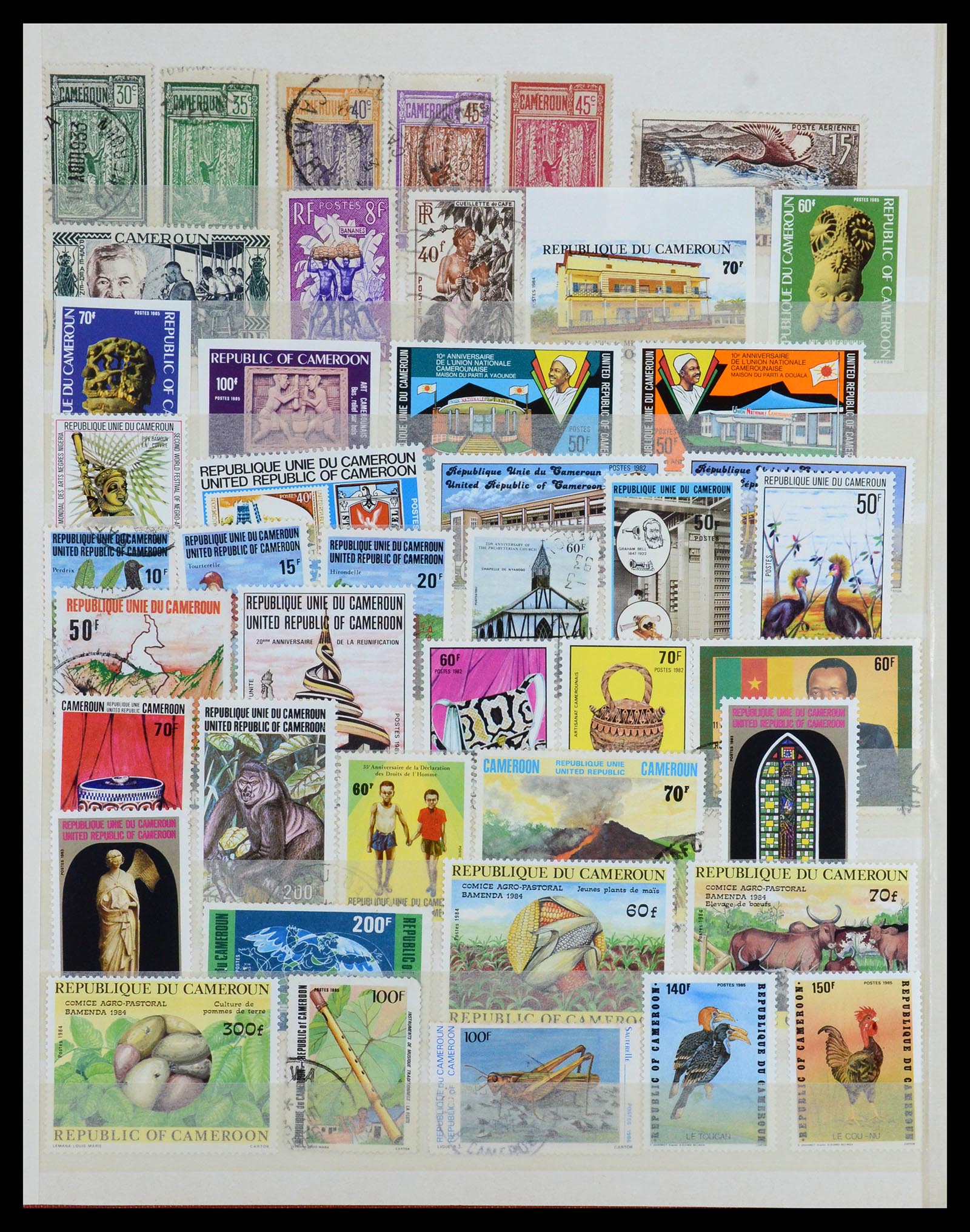 35169 066 - Postzegelverzameling 35169 Franse koloniën 1880-1980.