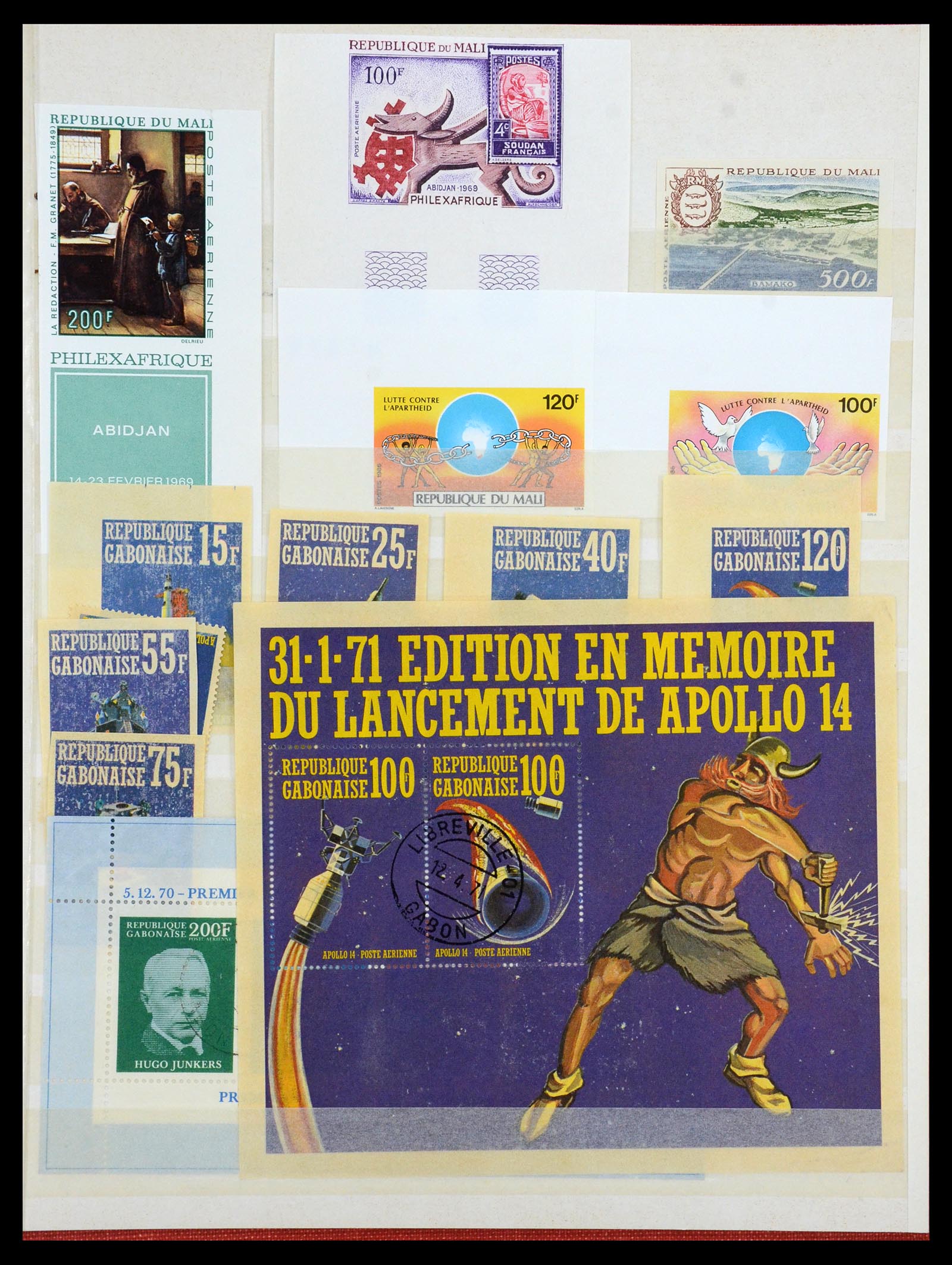 35169 070 - Postzegelverzameling 35169 Franse koloniën 1880-1980.