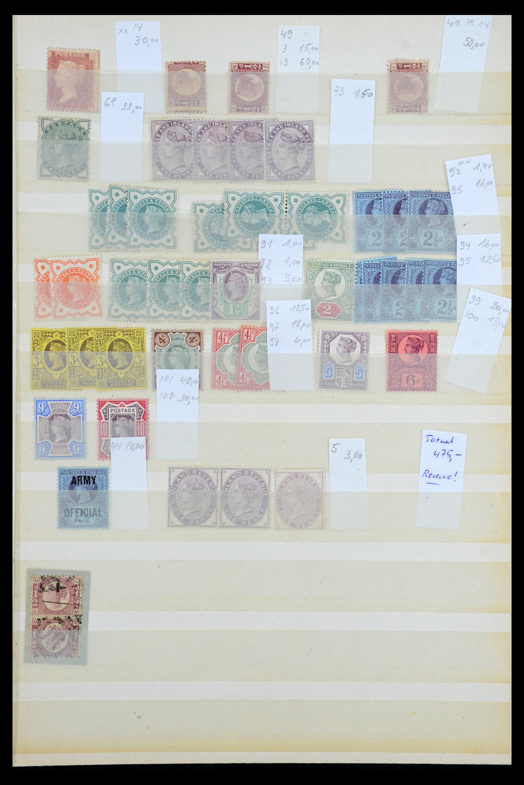 35170 006 - Postzegelverzameling 35170 Engeland 1854-1997.