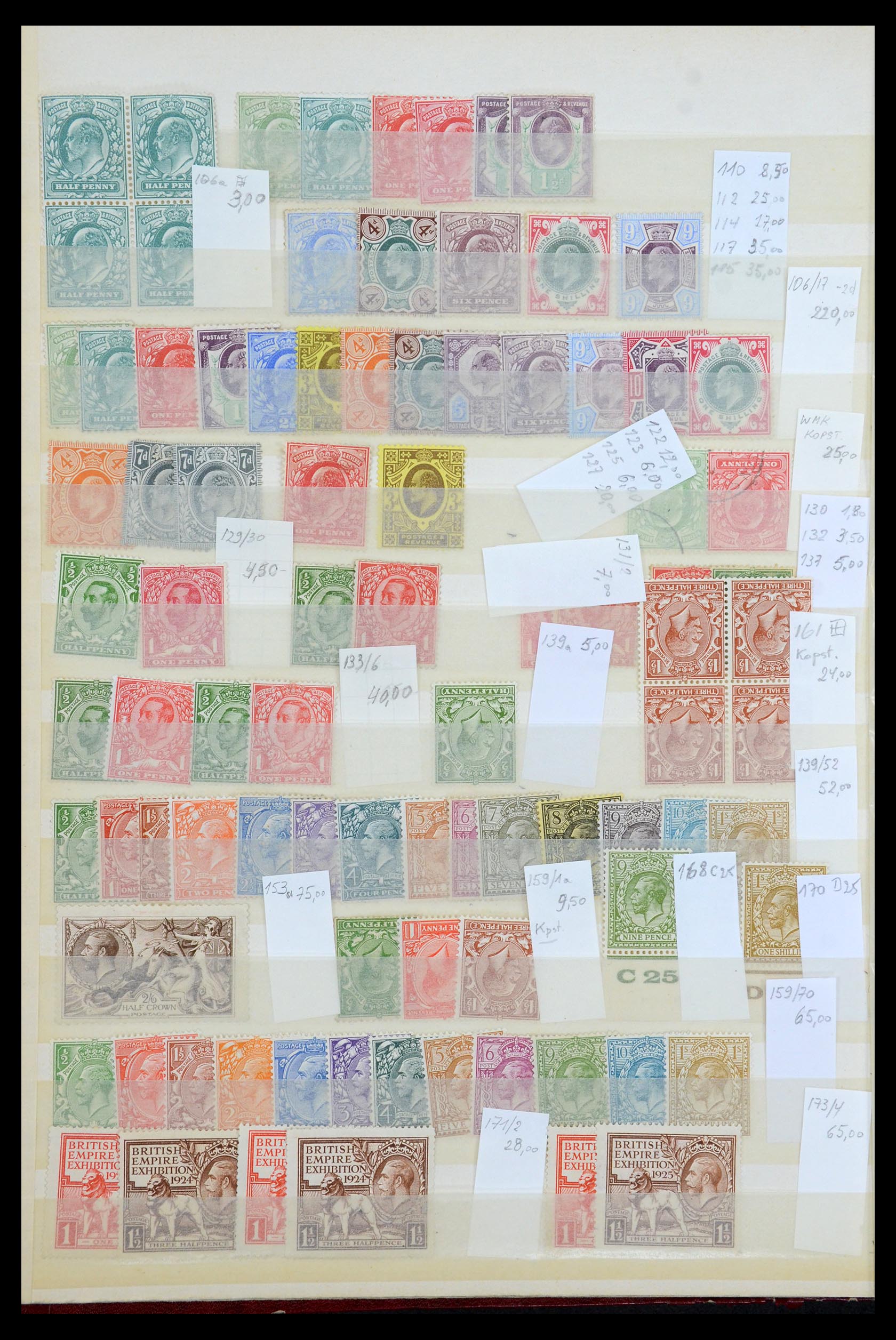 35170 007 - Postzegelverzameling 35170 Engeland 1854-1997.