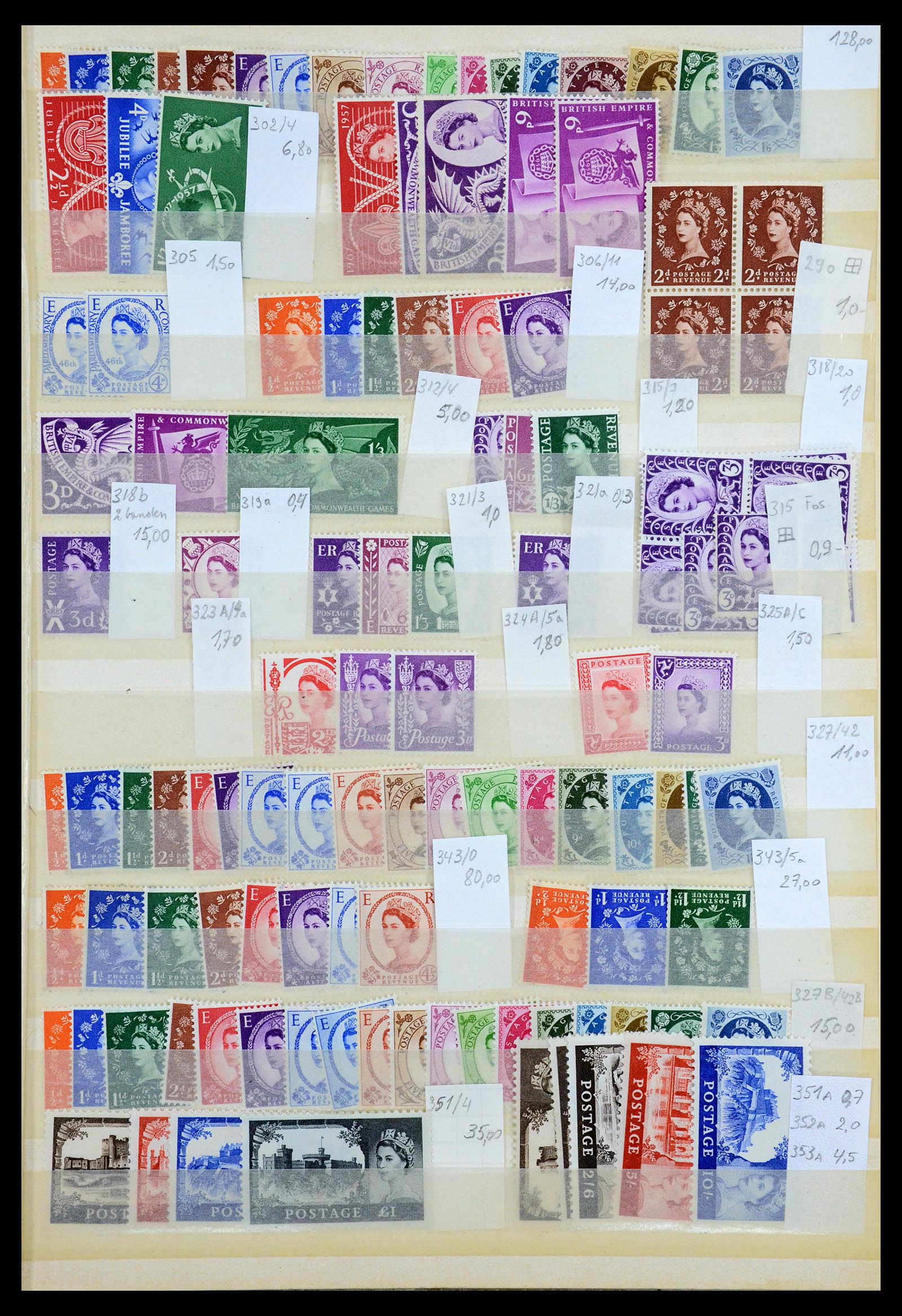 35170 010 - Postzegelverzameling 35170 Engeland 1854-1997.
