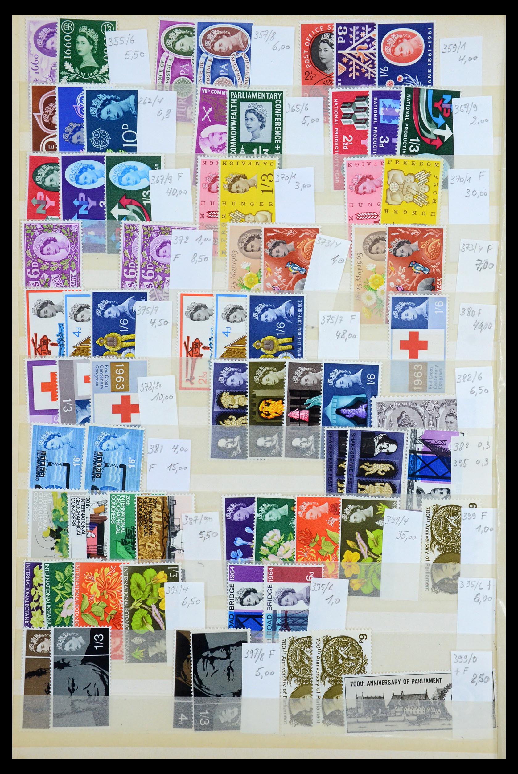 35170 011 - Postzegelverzameling 35170 Engeland 1854-1997.