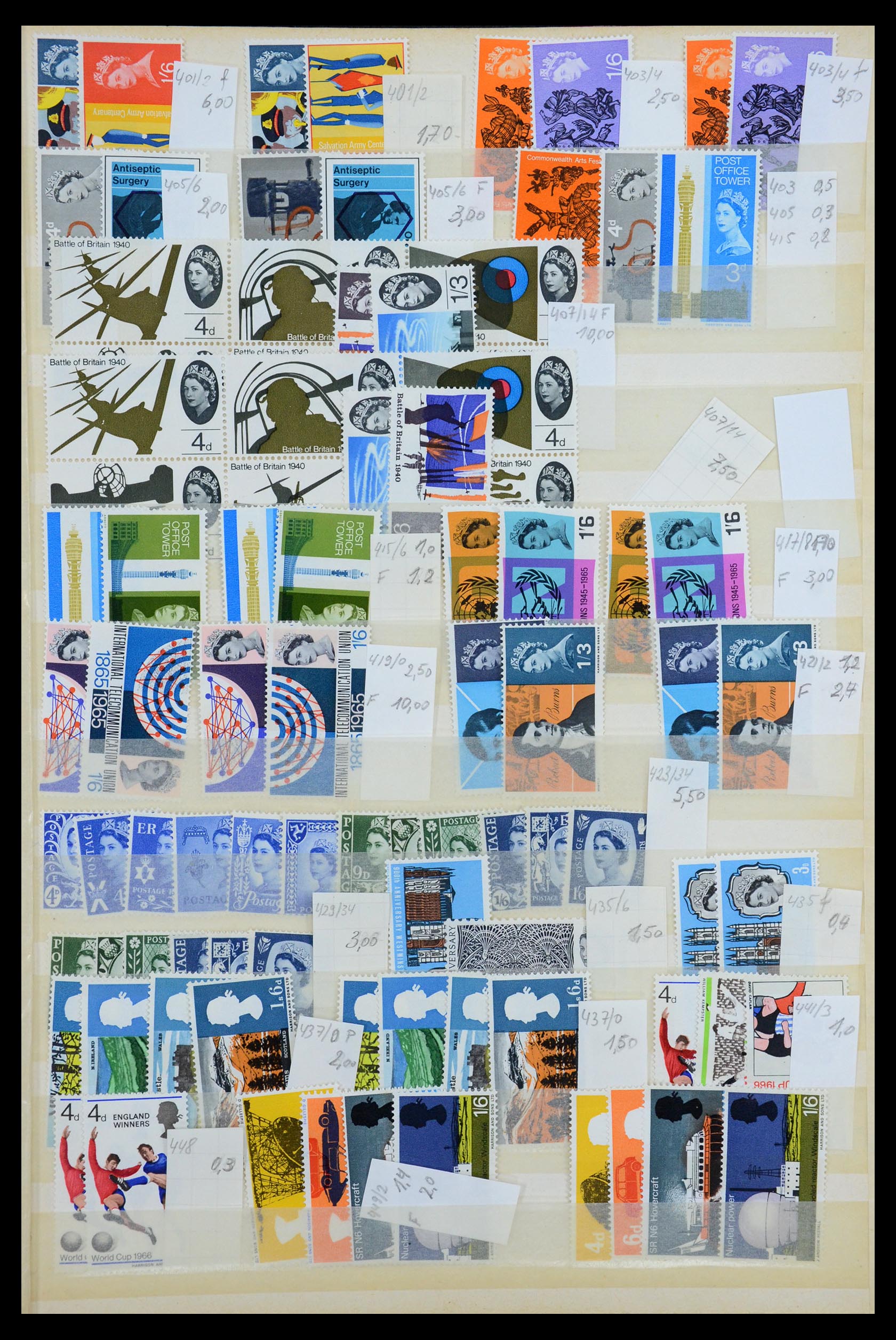35170 012 - Postzegelverzameling 35170 Engeland 1854-1997.