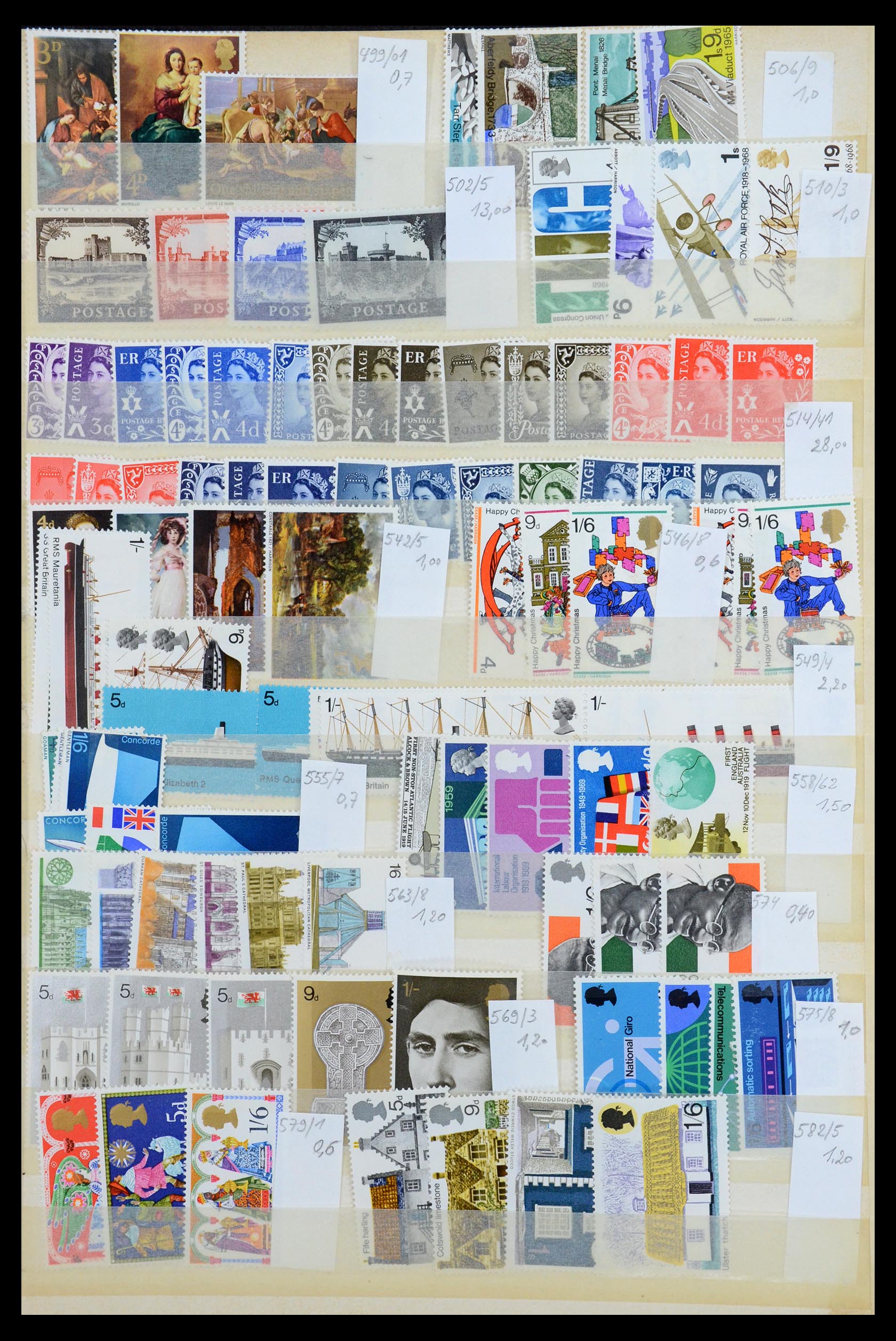 35170 014 - Postzegelverzameling 35170 Engeland 1854-1997.