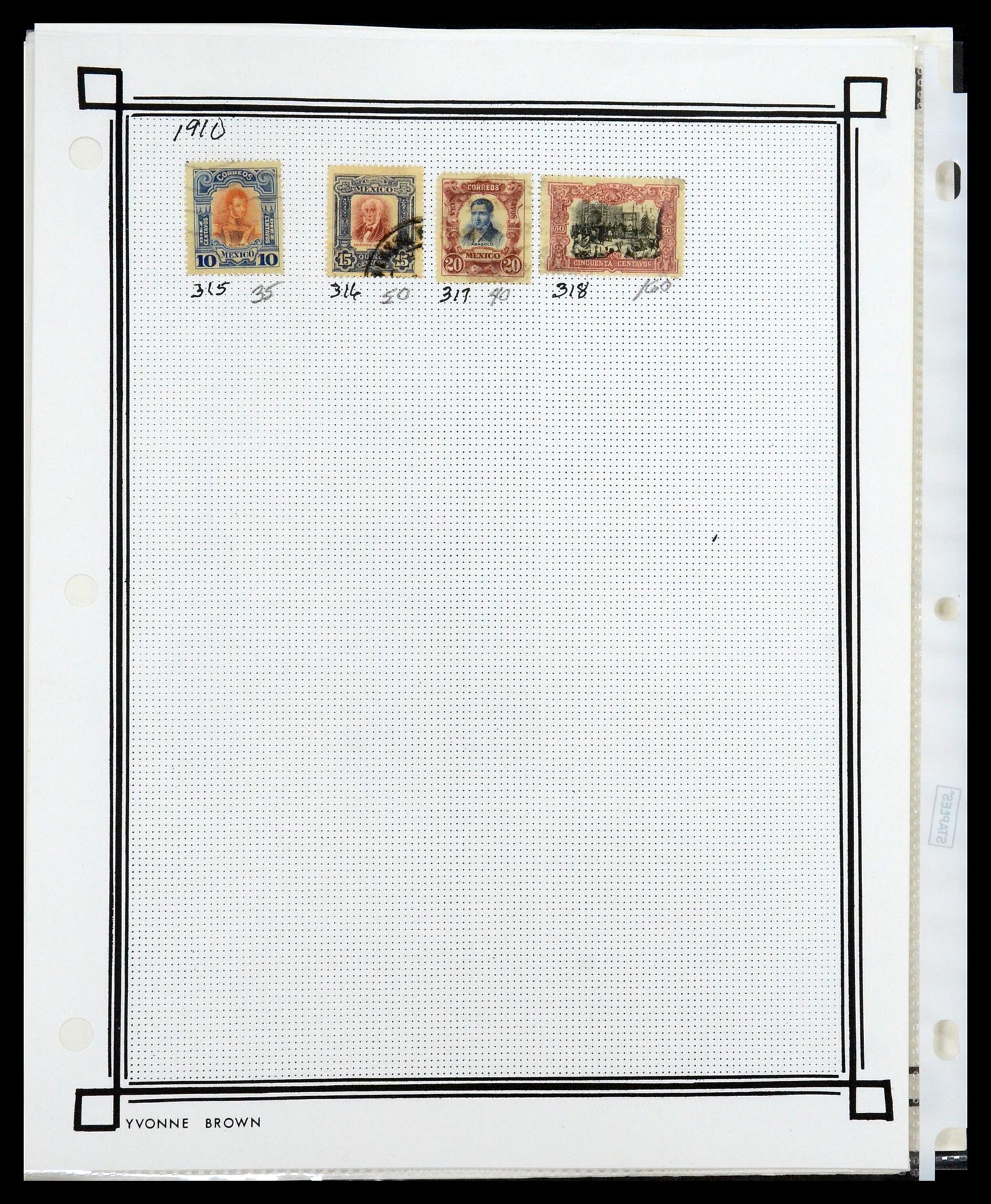 35172 012 - Postzegelverzameling 35172 Mexico 1882-1980.