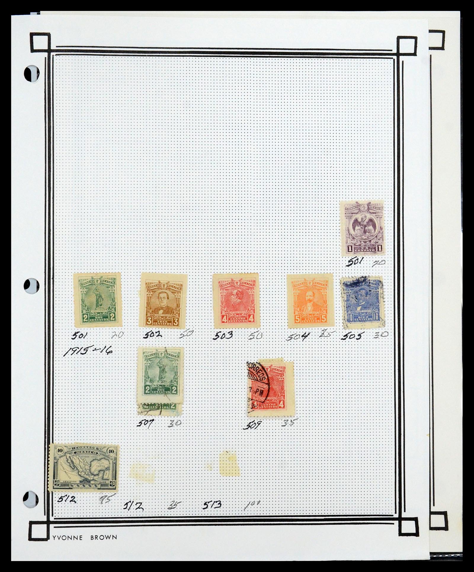 35172 018 - Postzegelverzameling 35172 Mexico 1882-1980.