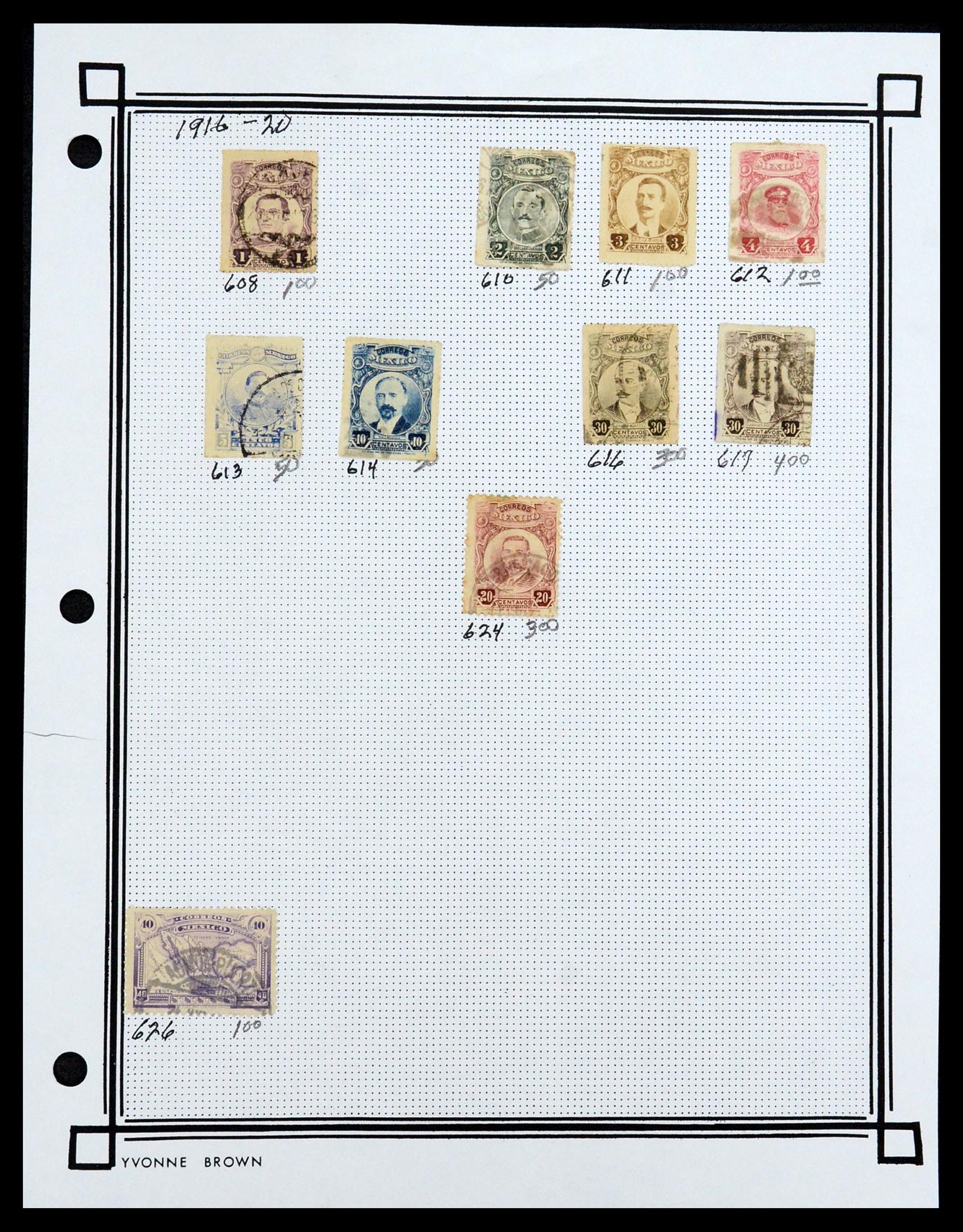 35172 022 - Postzegelverzameling 35172 Mexico 1882-1980.