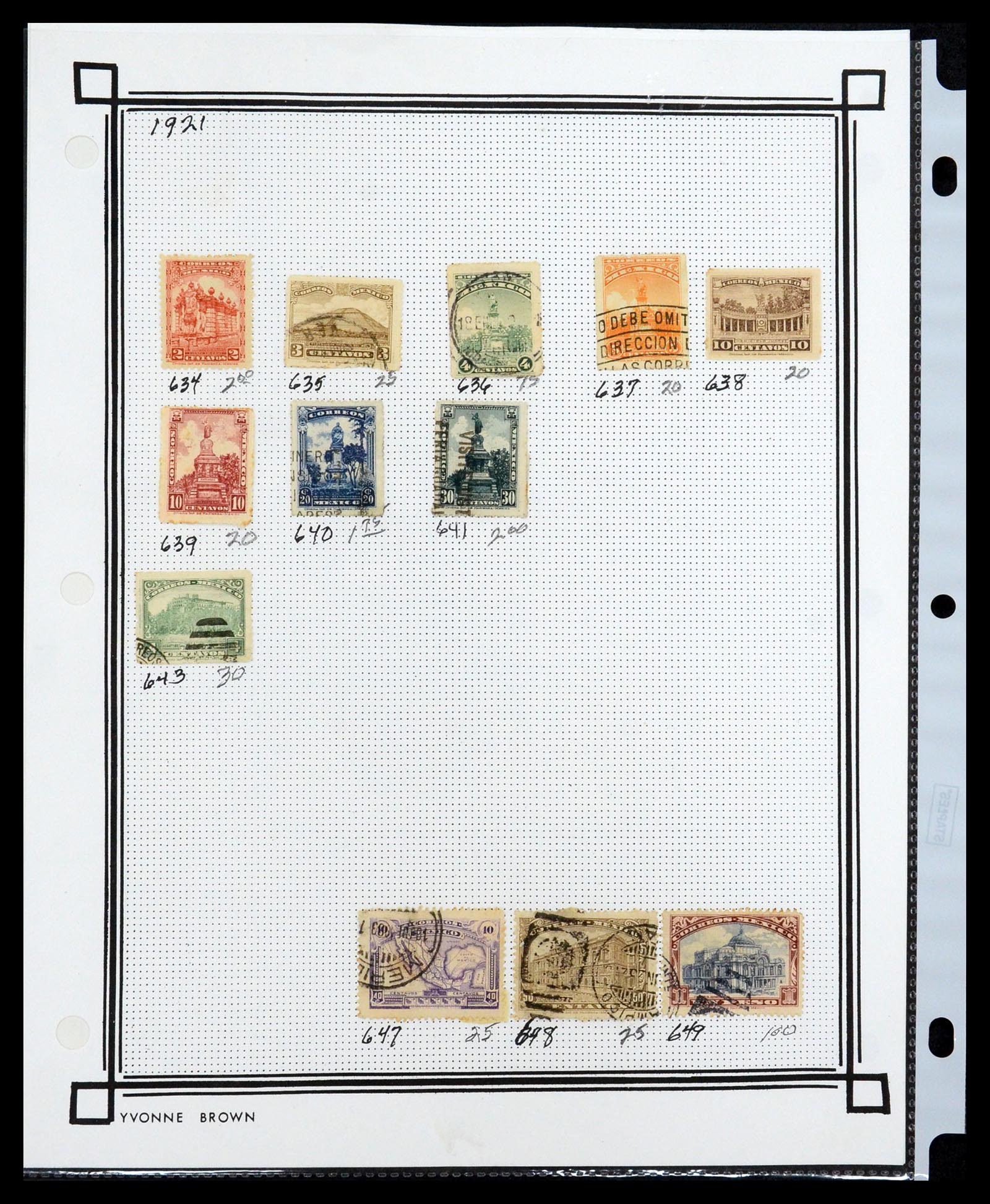 35172 024 - Postzegelverzameling 35172 Mexico 1882-1980.