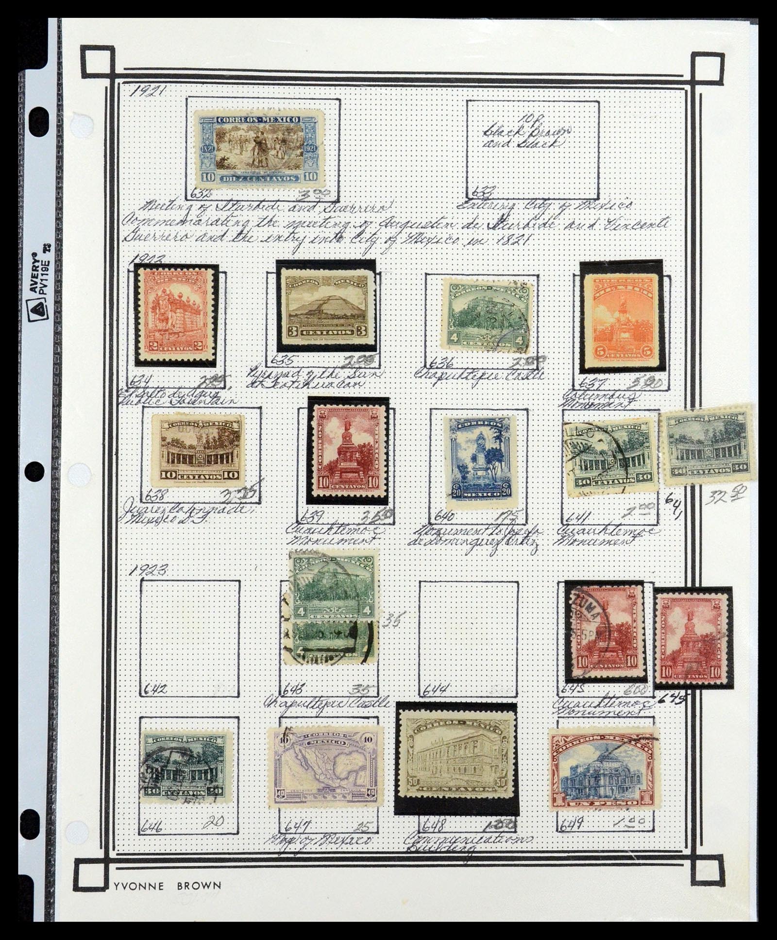 35172 025 - Postzegelverzameling 35172 Mexico 1882-1980.
