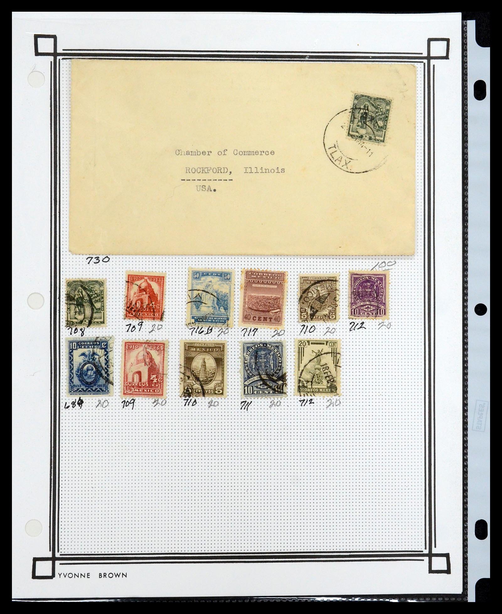 35172 031 - Postzegelverzameling 35172 Mexico 1882-1980.