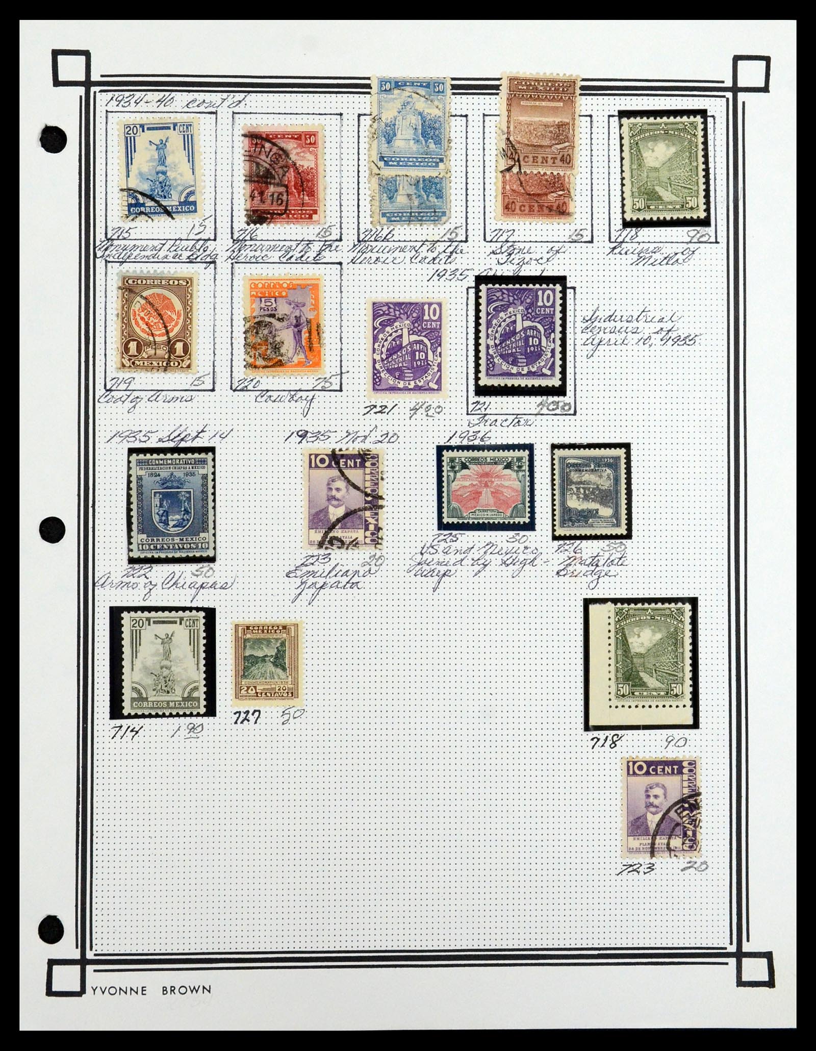 35172 032 - Postzegelverzameling 35172 Mexico 1882-1980.