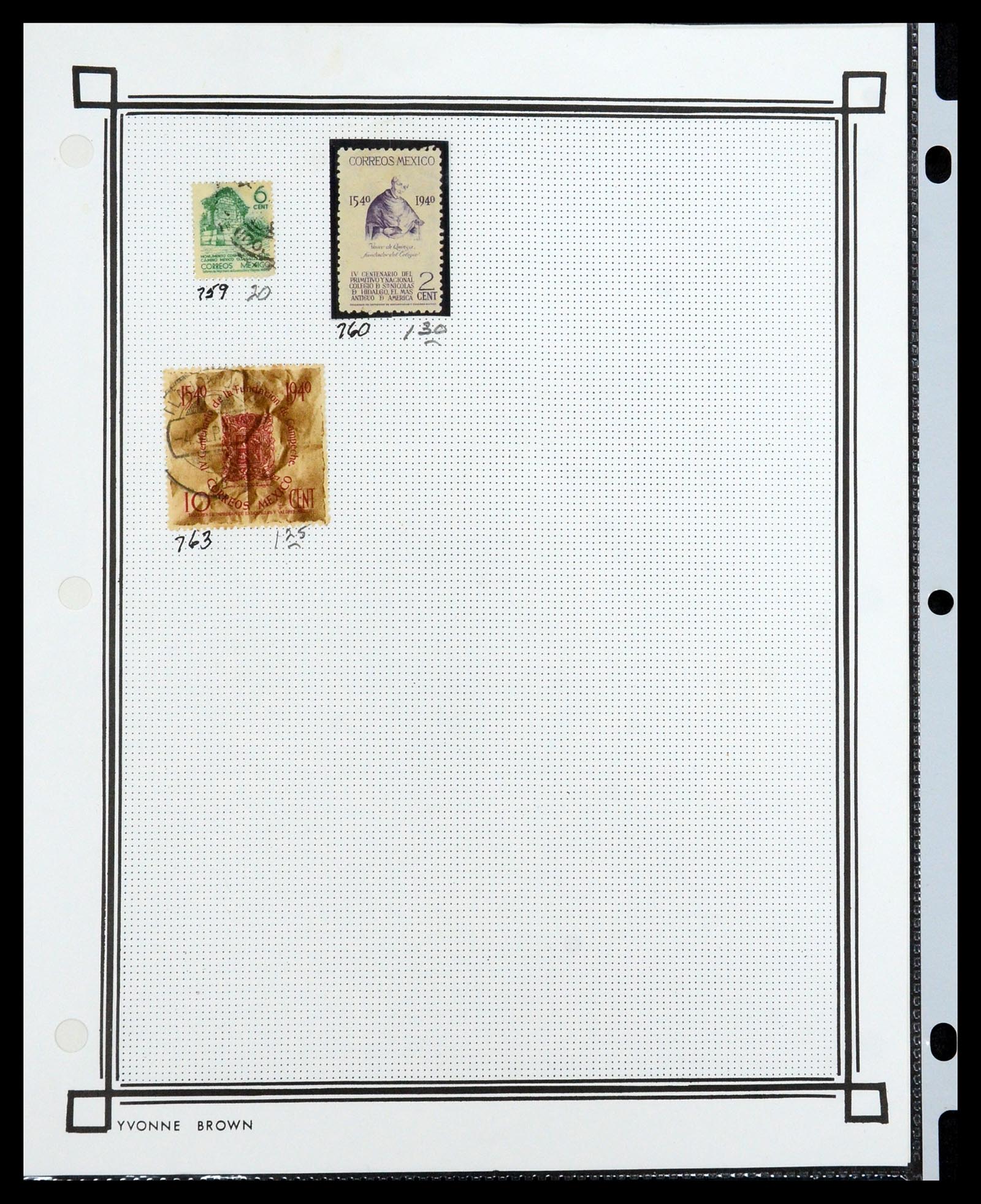 35172 036 - Postzegelverzameling 35172 Mexico 1882-1980.