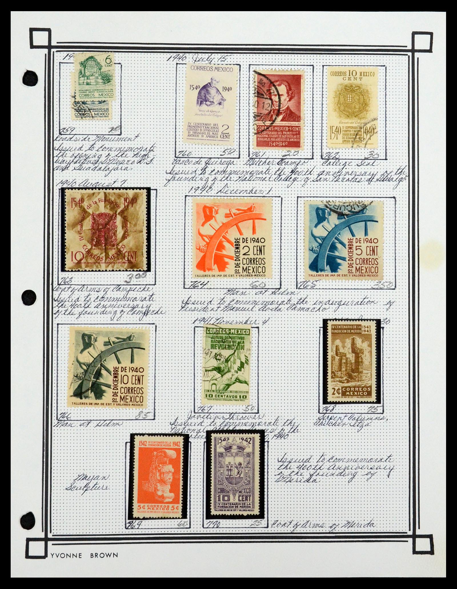 35172 037 - Postzegelverzameling 35172 Mexico 1882-1980.