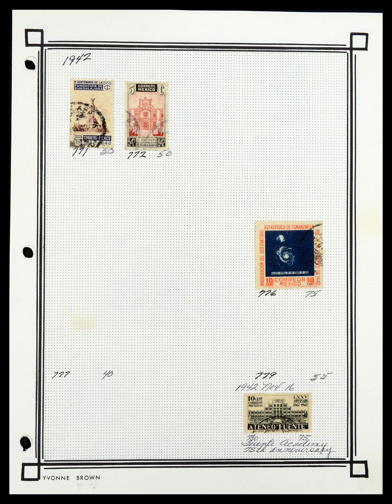 35172 038 - Postzegelverzameling 35172 Mexico 1882-1980.