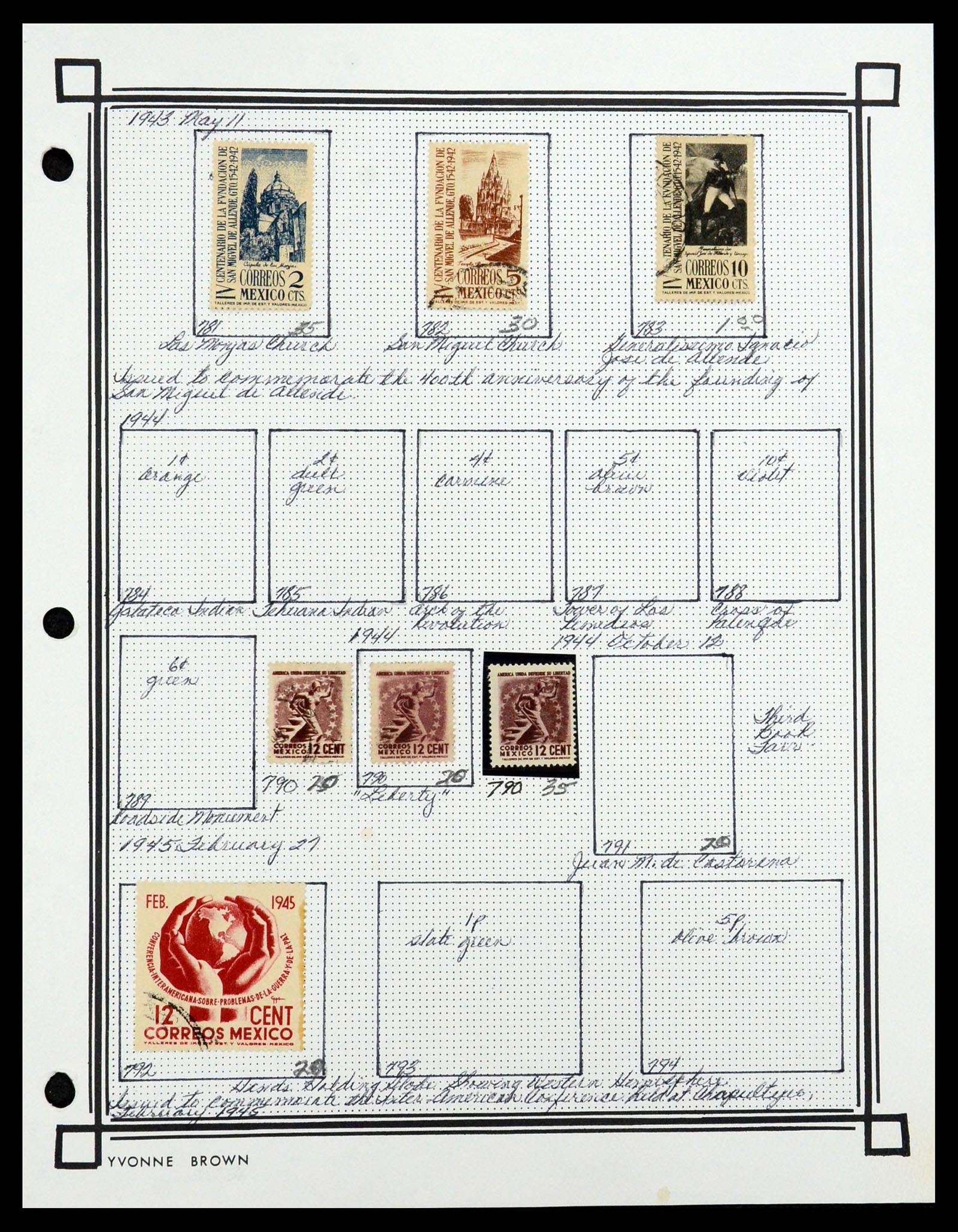 35172 039 - Postzegelverzameling 35172 Mexico 1882-1980.