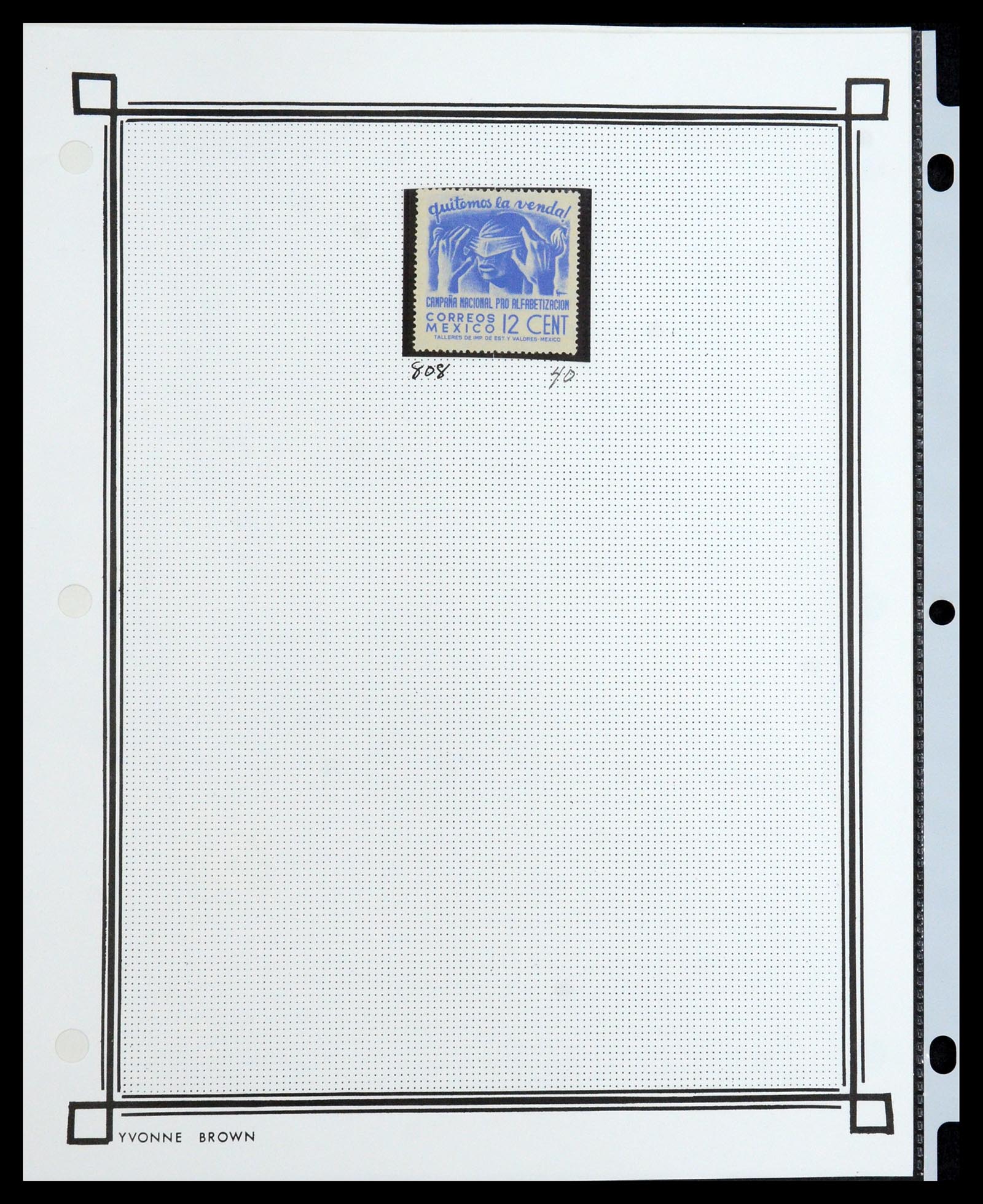 35172 041 - Postzegelverzameling 35172 Mexico 1882-1980.