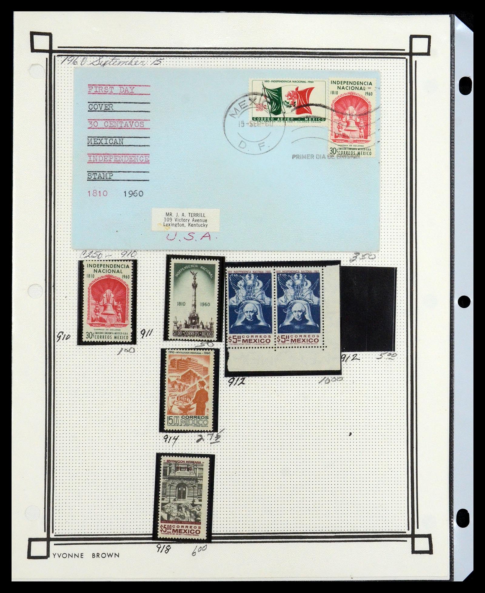 35172 051 - Postzegelverzameling 35172 Mexico 1882-1980.