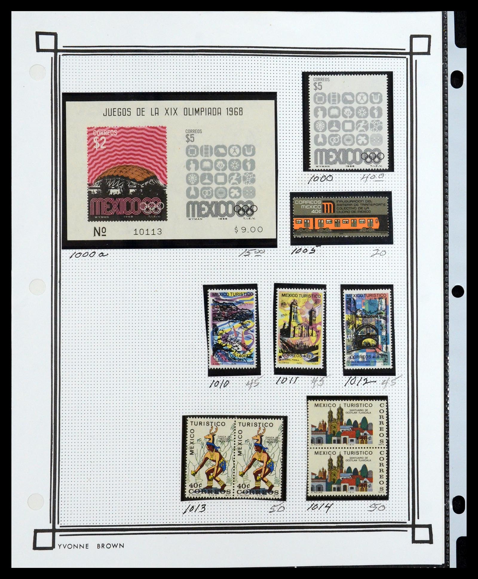 35172 064 - Postzegelverzameling 35172 Mexico 1882-1980.