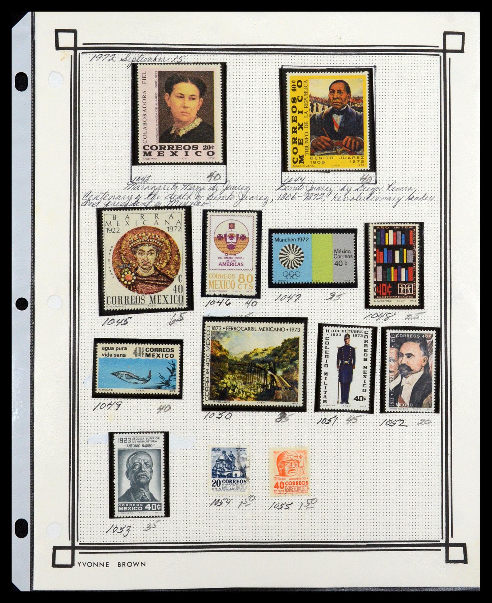 35172 071 - Postzegelverzameling 35172 Mexico 1882-1980.