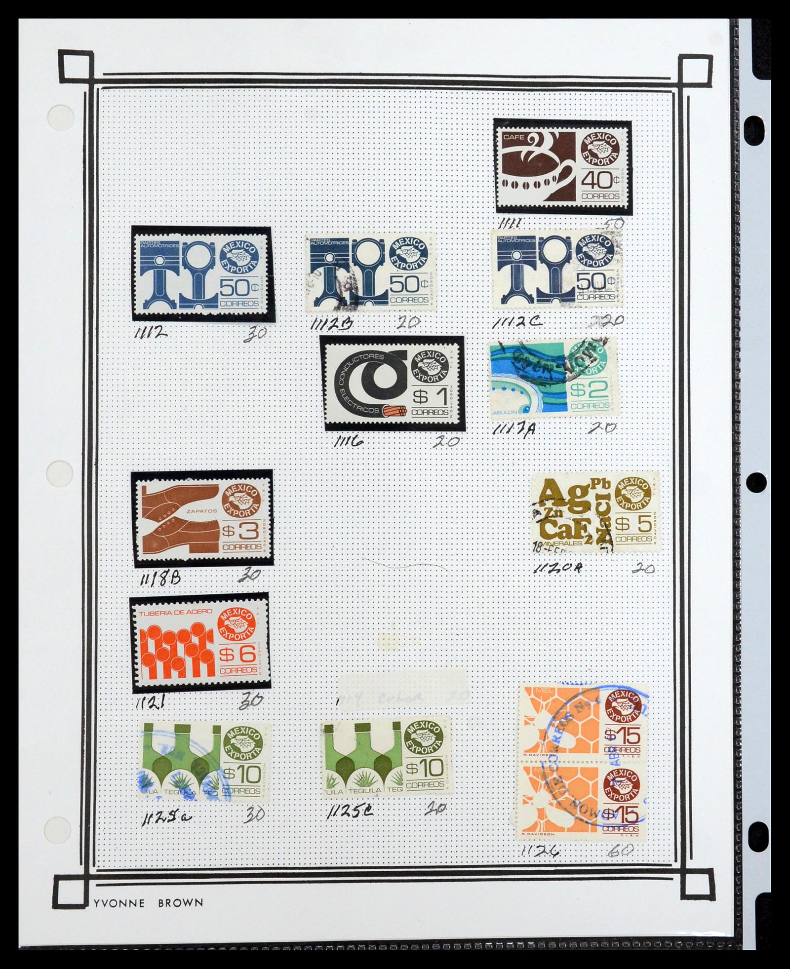35172 078 - Postzegelverzameling 35172 Mexico 1882-1980.