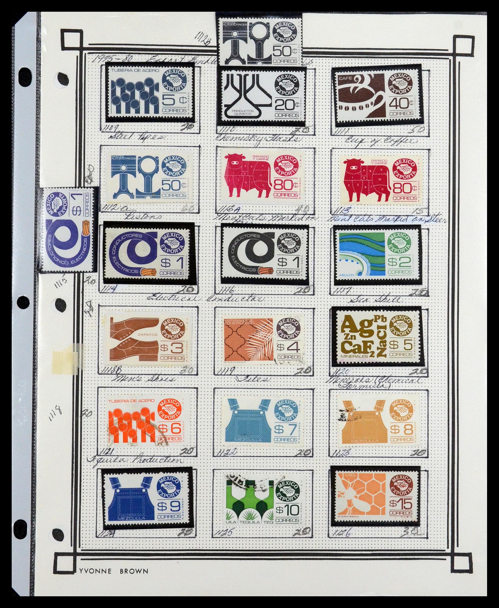 35172 079 - Postzegelverzameling 35172 Mexico 1882-1980.