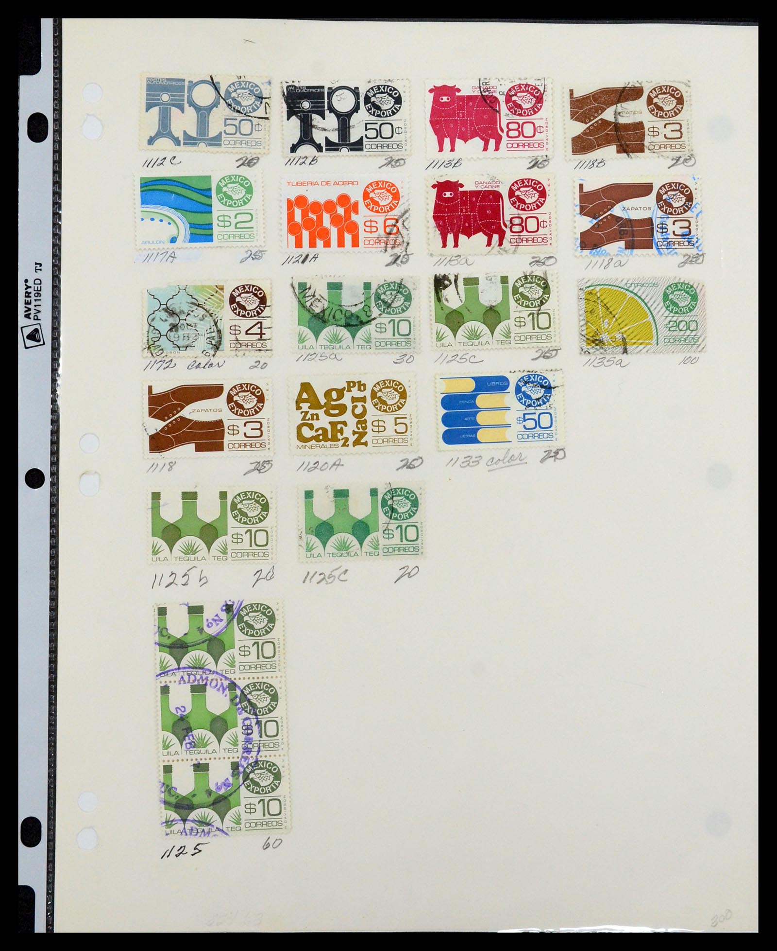 35172 083 - Postzegelverzameling 35172 Mexico 1882-1980.