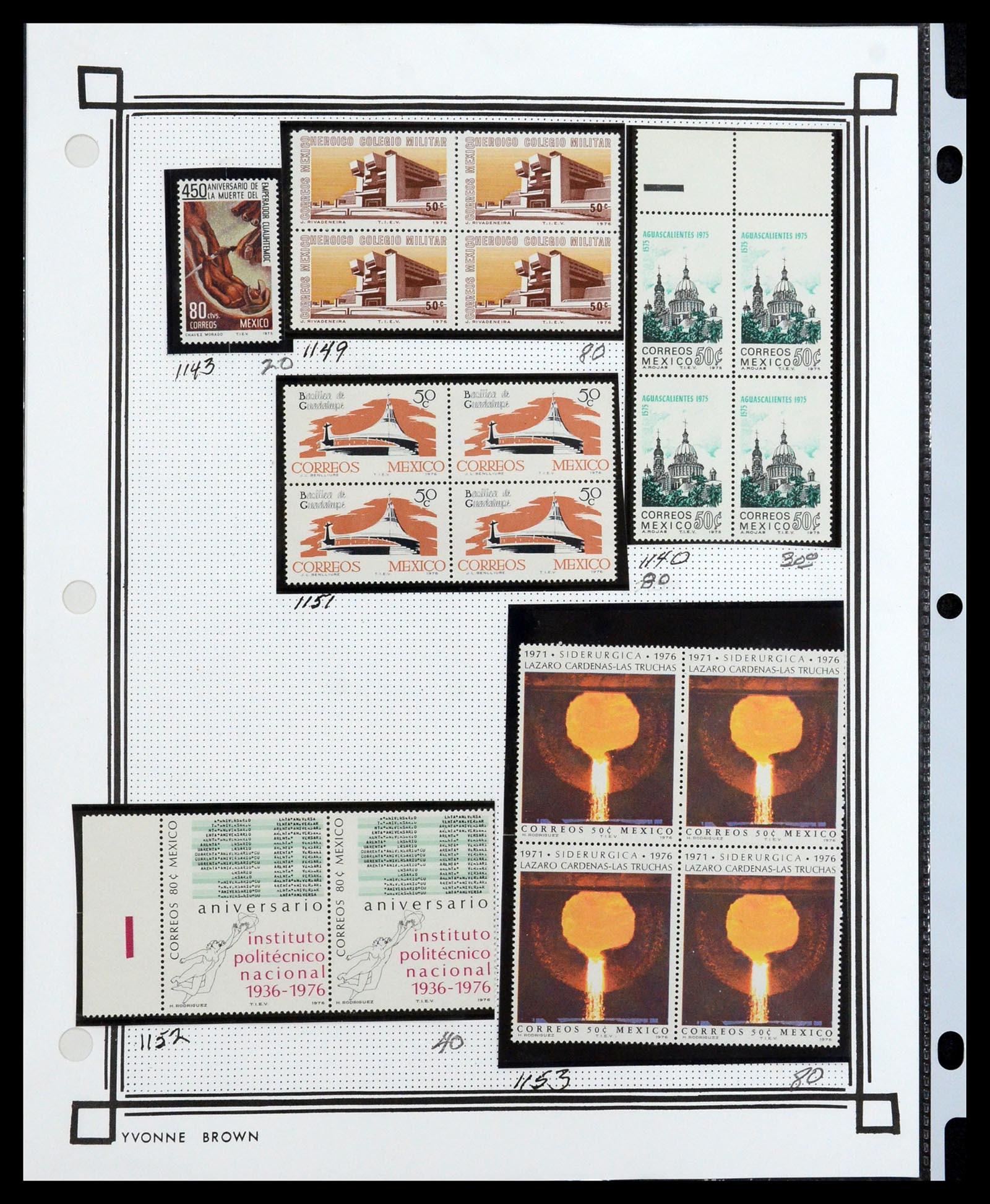 35172 084 - Postzegelverzameling 35172 Mexico 1882-1980.