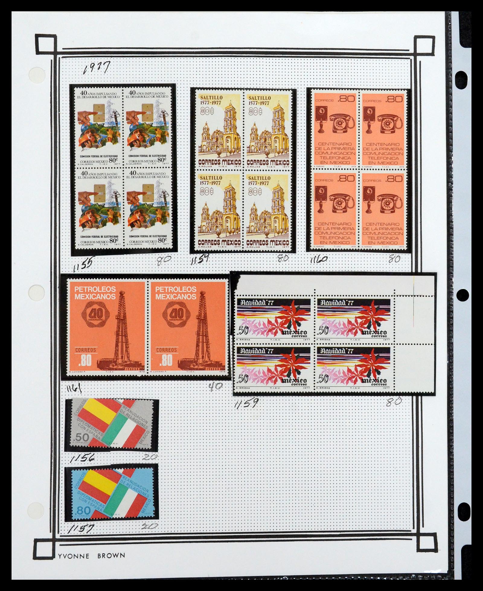 35172 086 - Postzegelverzameling 35172 Mexico 1882-1980.