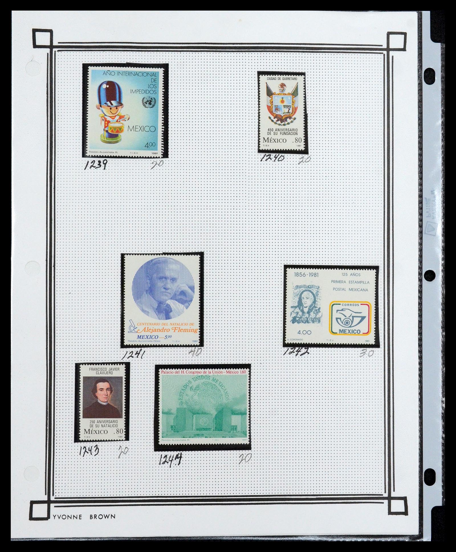 35172 100 - Postzegelverzameling 35172 Mexico 1882-1980.