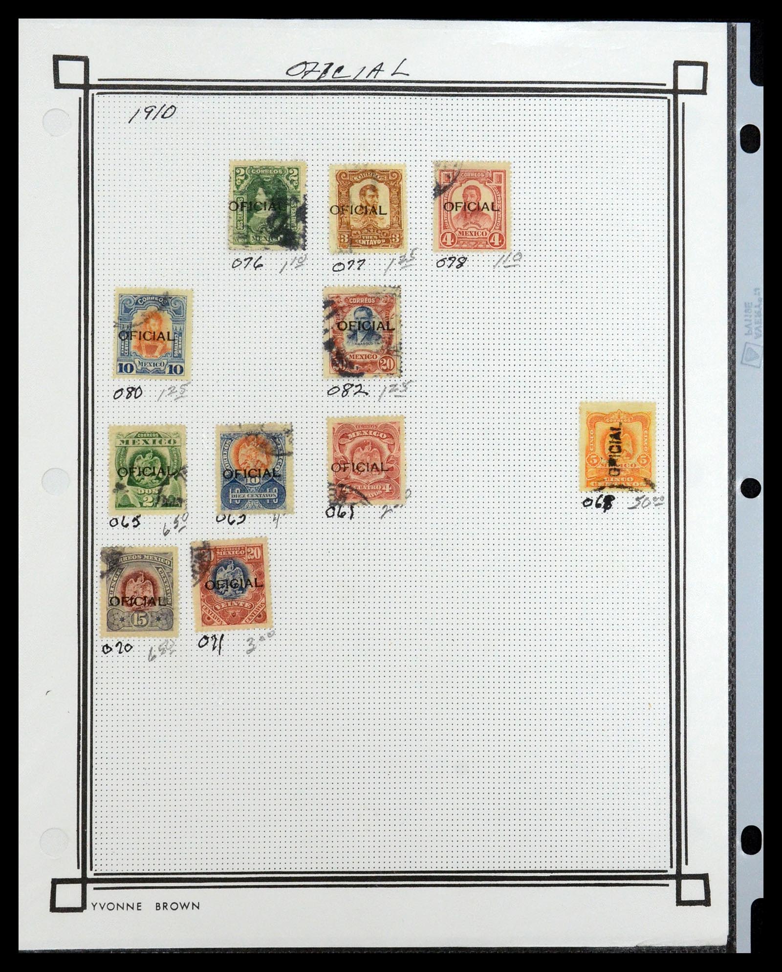 35172 326 - Postzegelverzameling 35172 Mexico 1882-1980.
