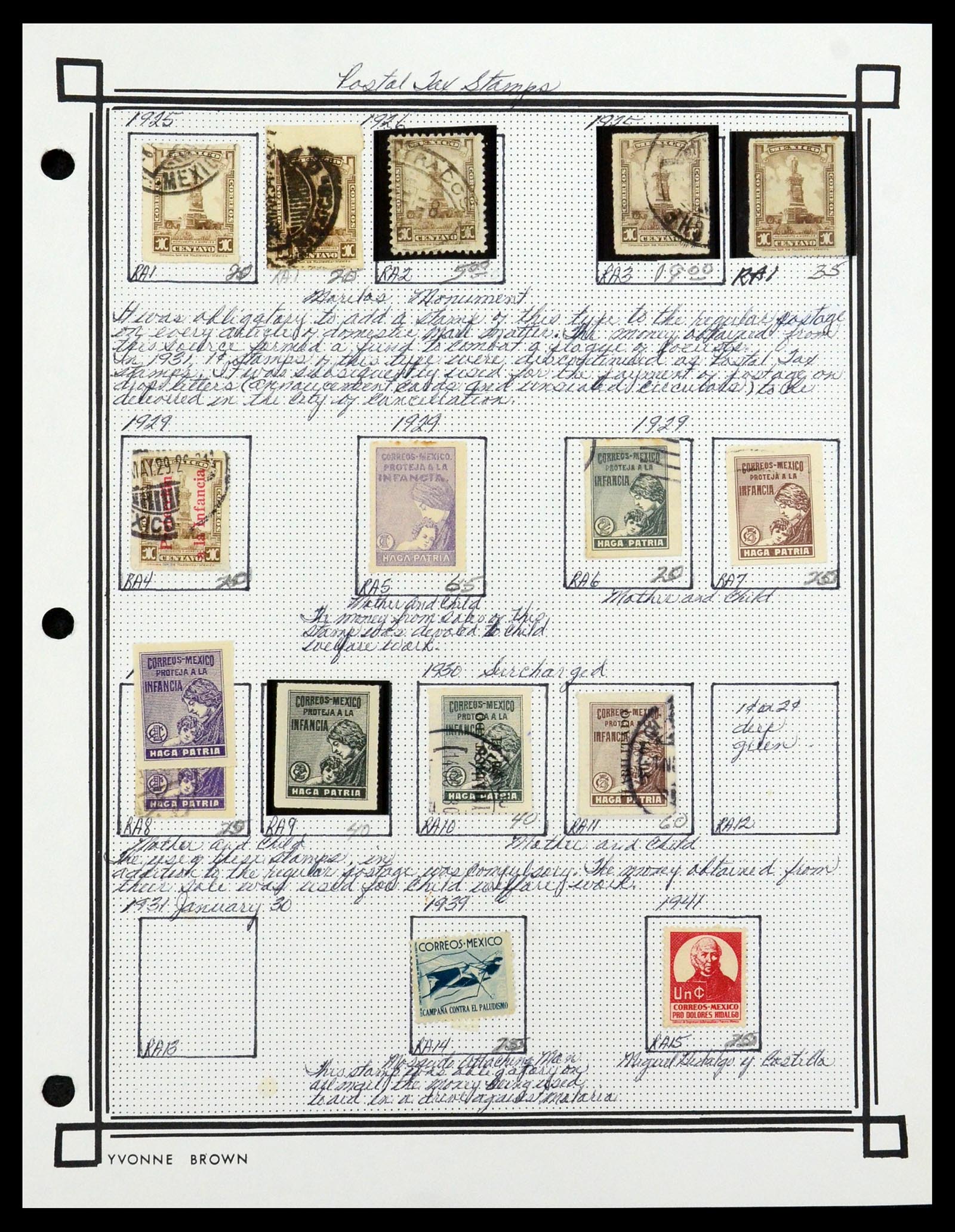 35172 334 - Postzegelverzameling 35172 Mexico 1882-1980.