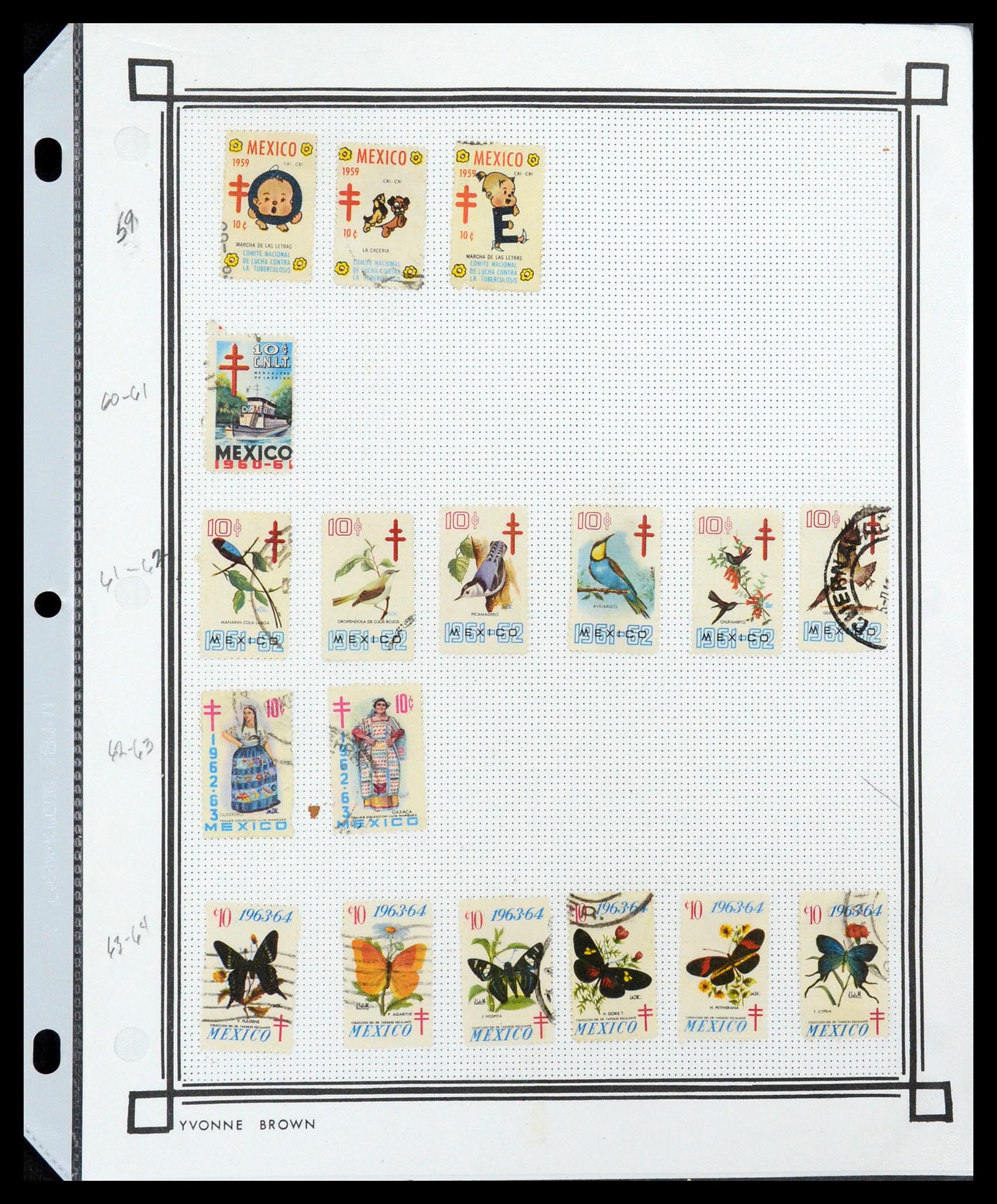 35172 340 - Postzegelverzameling 35172 Mexico 1882-1980.