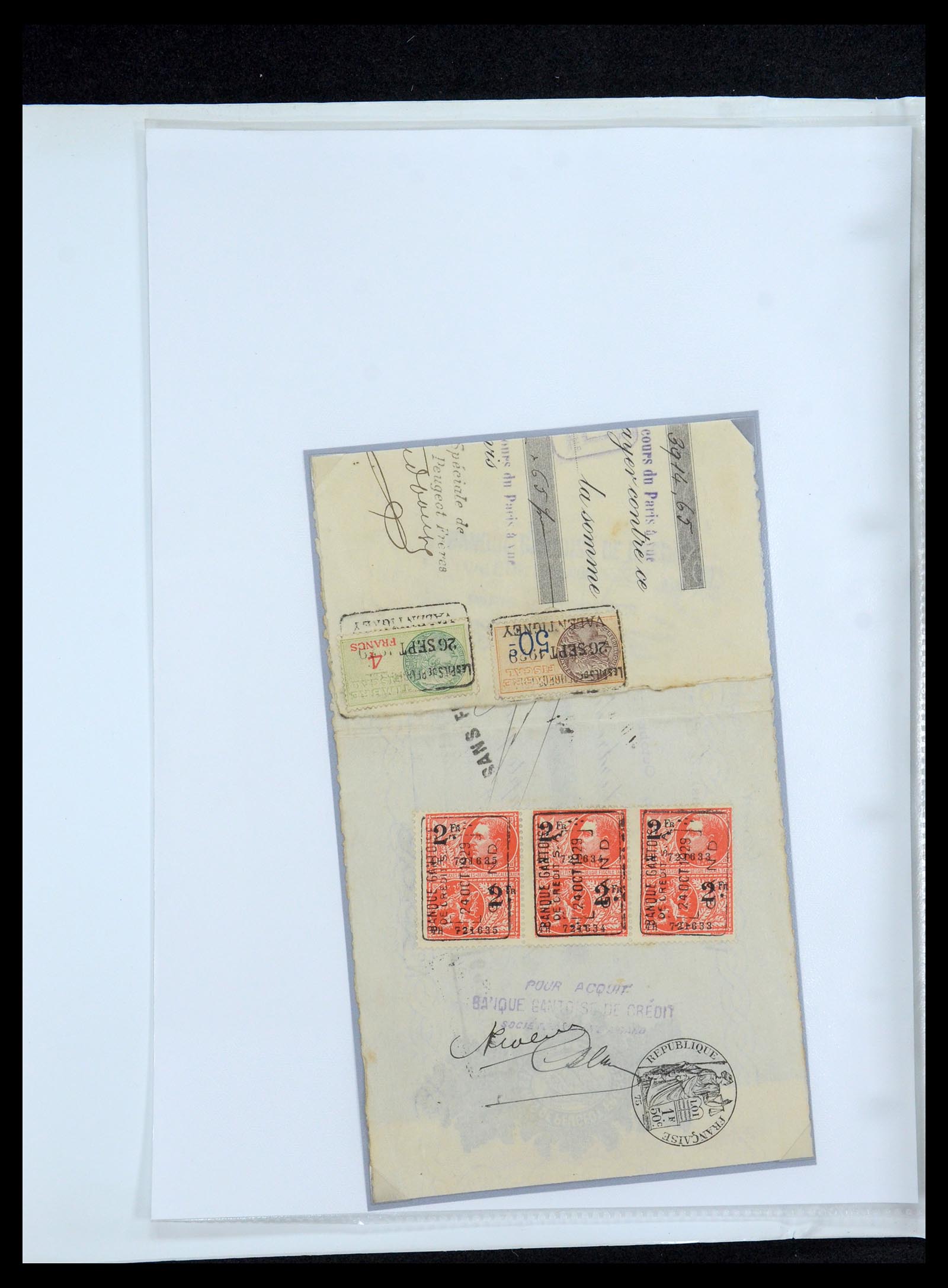 35177 0002 - Postzegelverzameling 35177 België fiscaalzegels 1923-1966.
